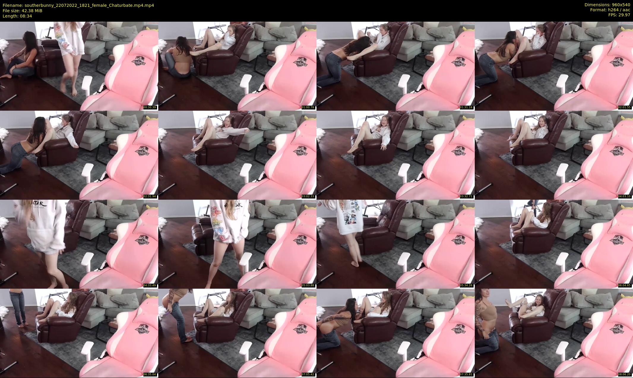 southerbunny — 9 minute Chaturbate female cam show recording, 480p, Jul 22, 2022