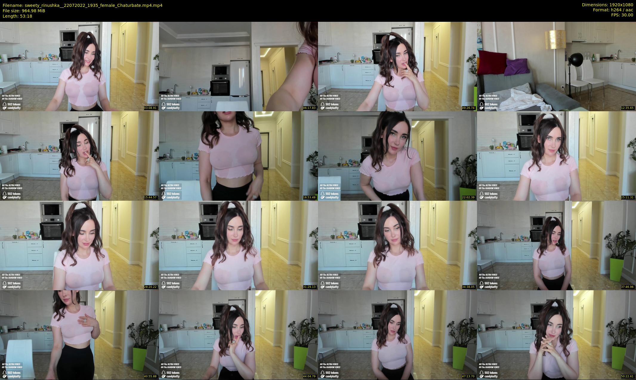 sweety_rinushka_ — 54 minute Chaturbate female cam show recording, 1080p, Jul 22, 2022