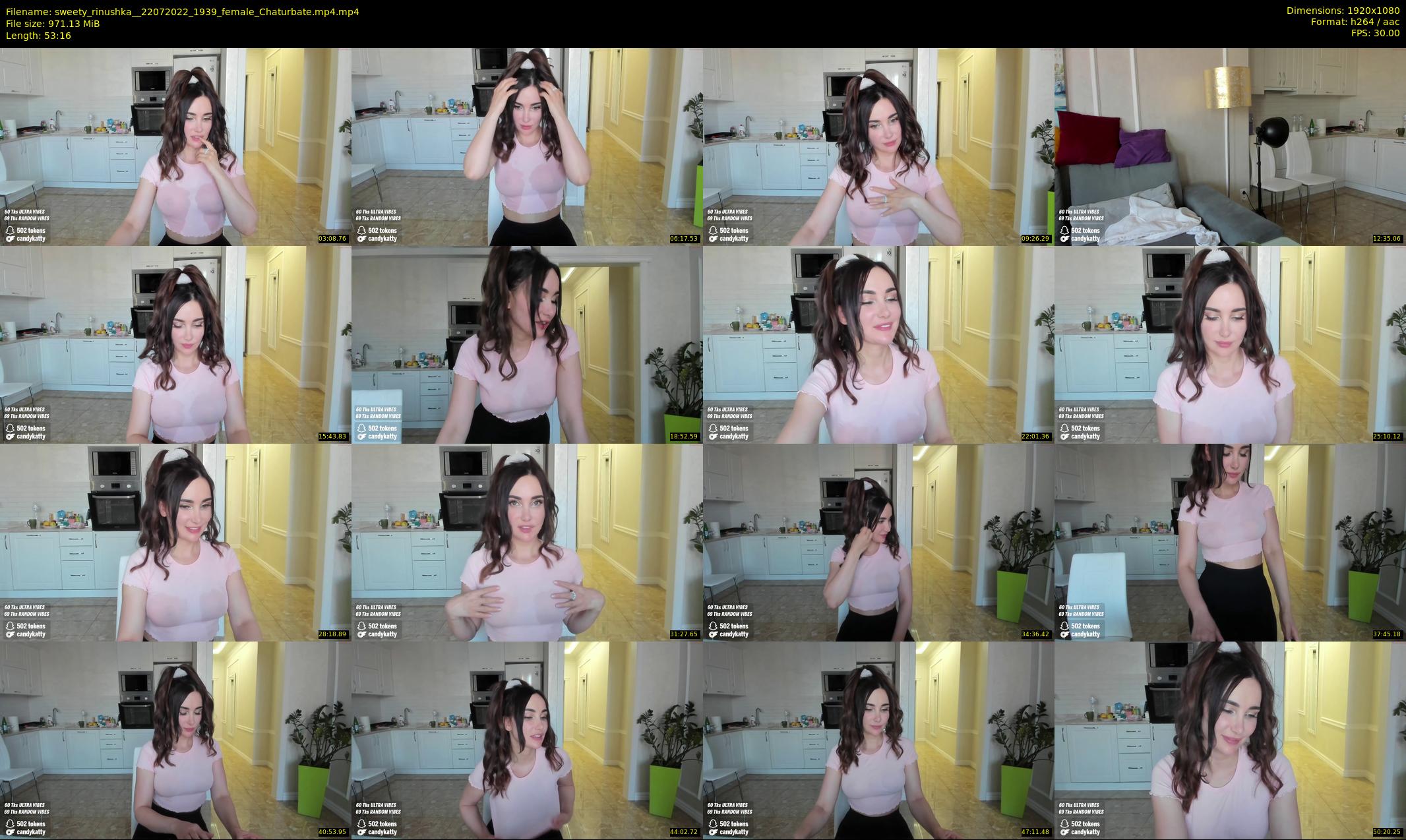 sweety_rinushka_ — 54 minute Chaturbate female cam show recording, 1080p, Jul 22, 2022