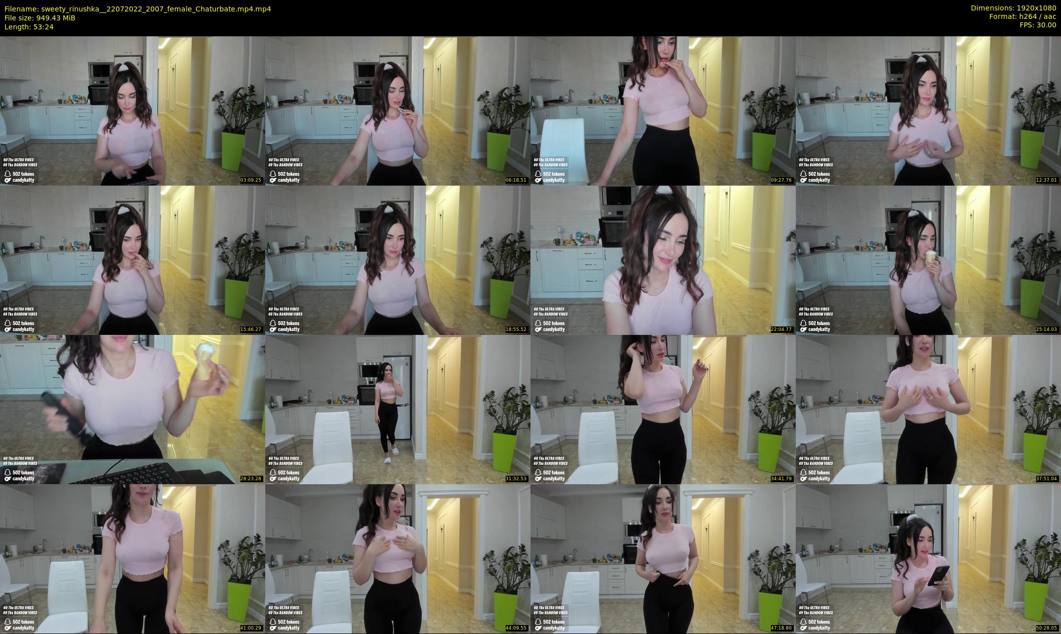 sweety_rinushka_ — 54 minute Chaturbate female cam show recording, 1080p, Jul 22, 2022