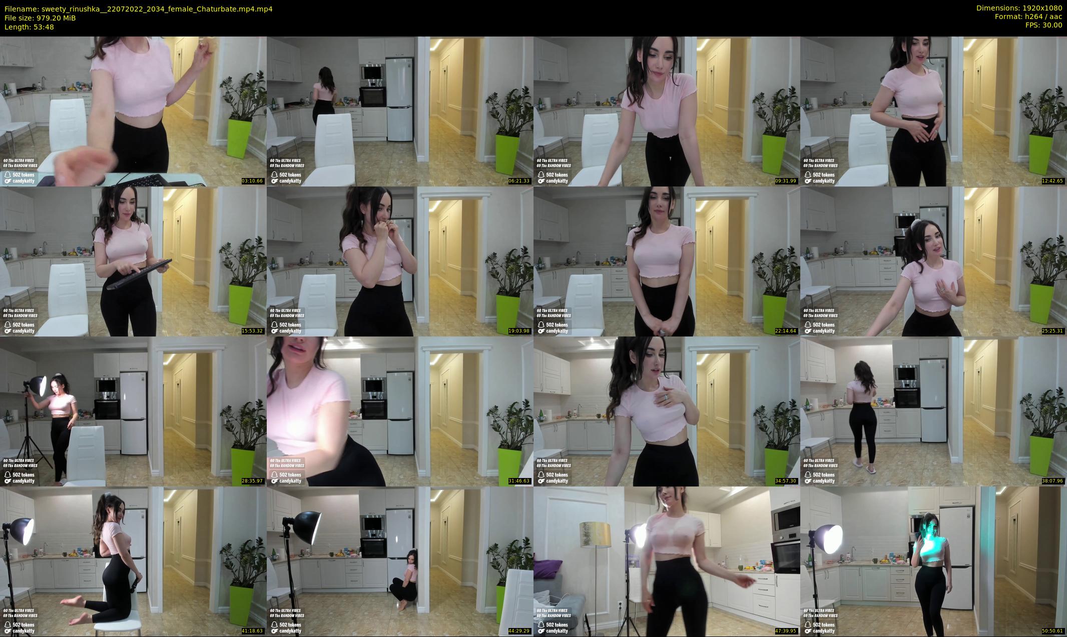sweety_rinushka_ — 54 minute Chaturbate female cam show recording, 1080p, Jul 22, 2022