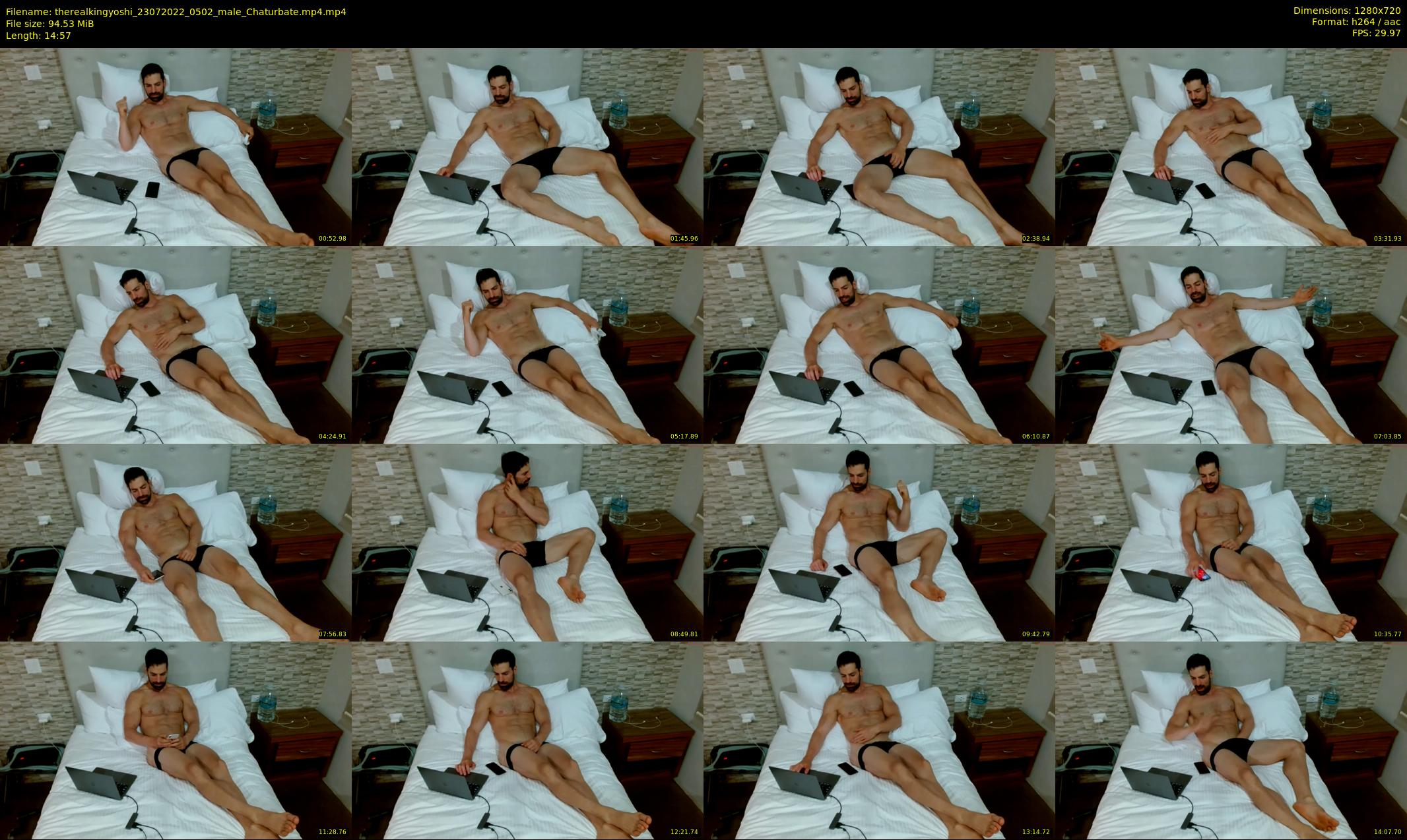 therealkingyoshi — 15 minute Chaturbate male cam show recording, 720p, Jul 23, 2022