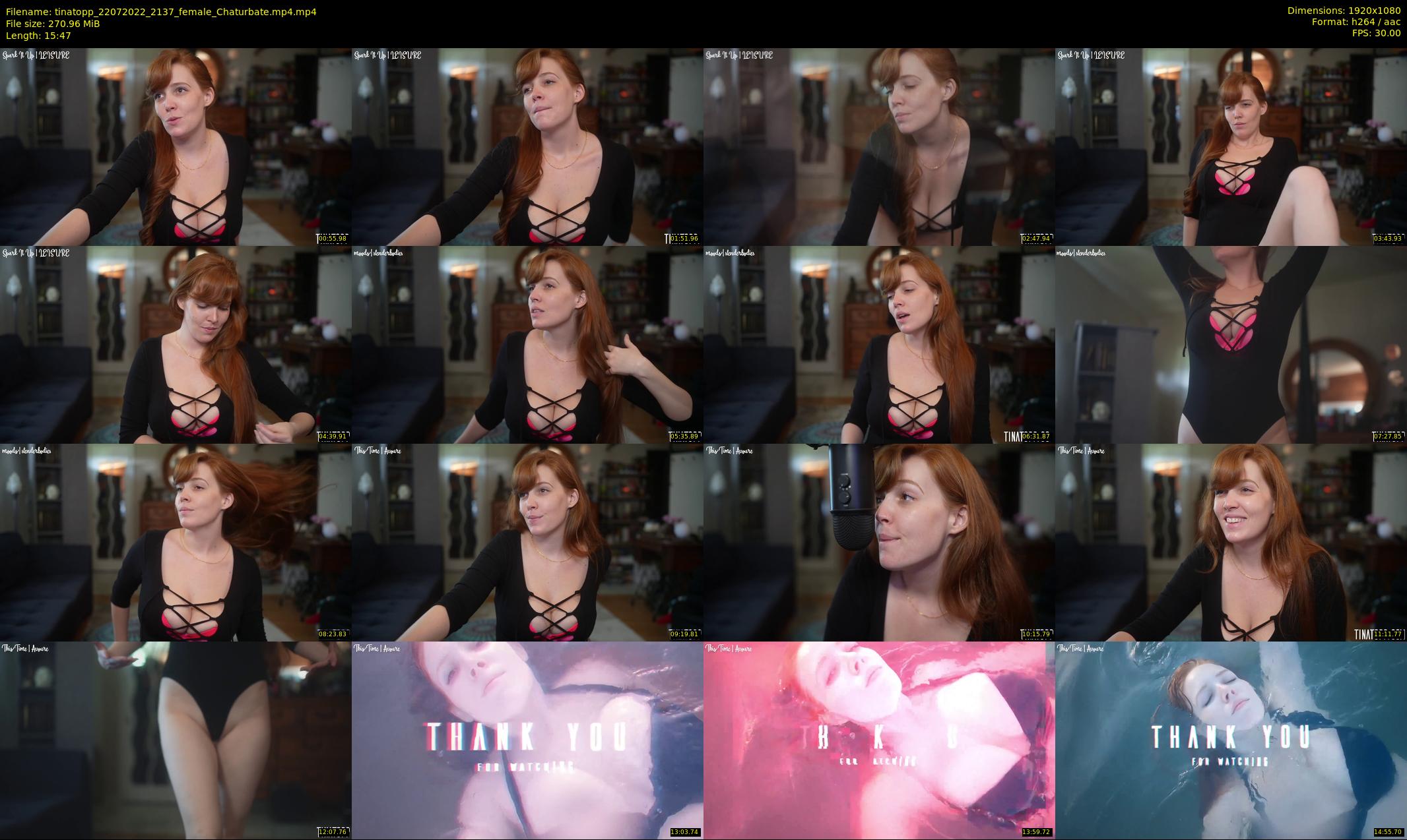 tinatopp — 16 minute Chaturbate female cam show recording, 1080p, Jul 22, 2022