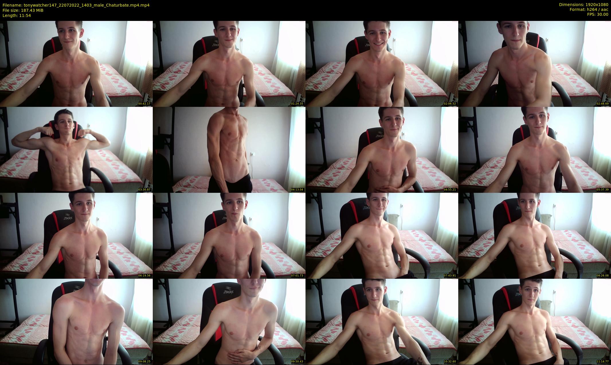 tonywatcher147 — 12 minute Chaturbate male cam show recording, 1080p, Jul 22, 2022