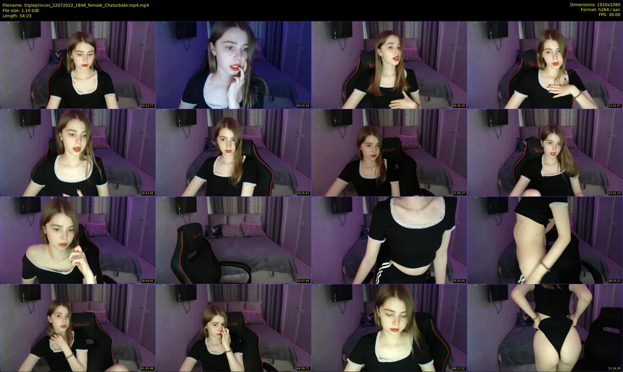 tripleprinces — 55 minute Chaturbate female cam show recording, 1080p, Jul 22, 2022