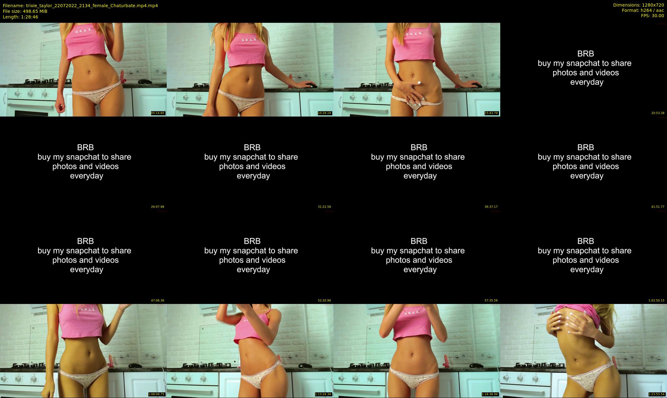 trixie_taylor — 89 minute Chaturbate female cam show recording, 720p, Jul 22, 2022