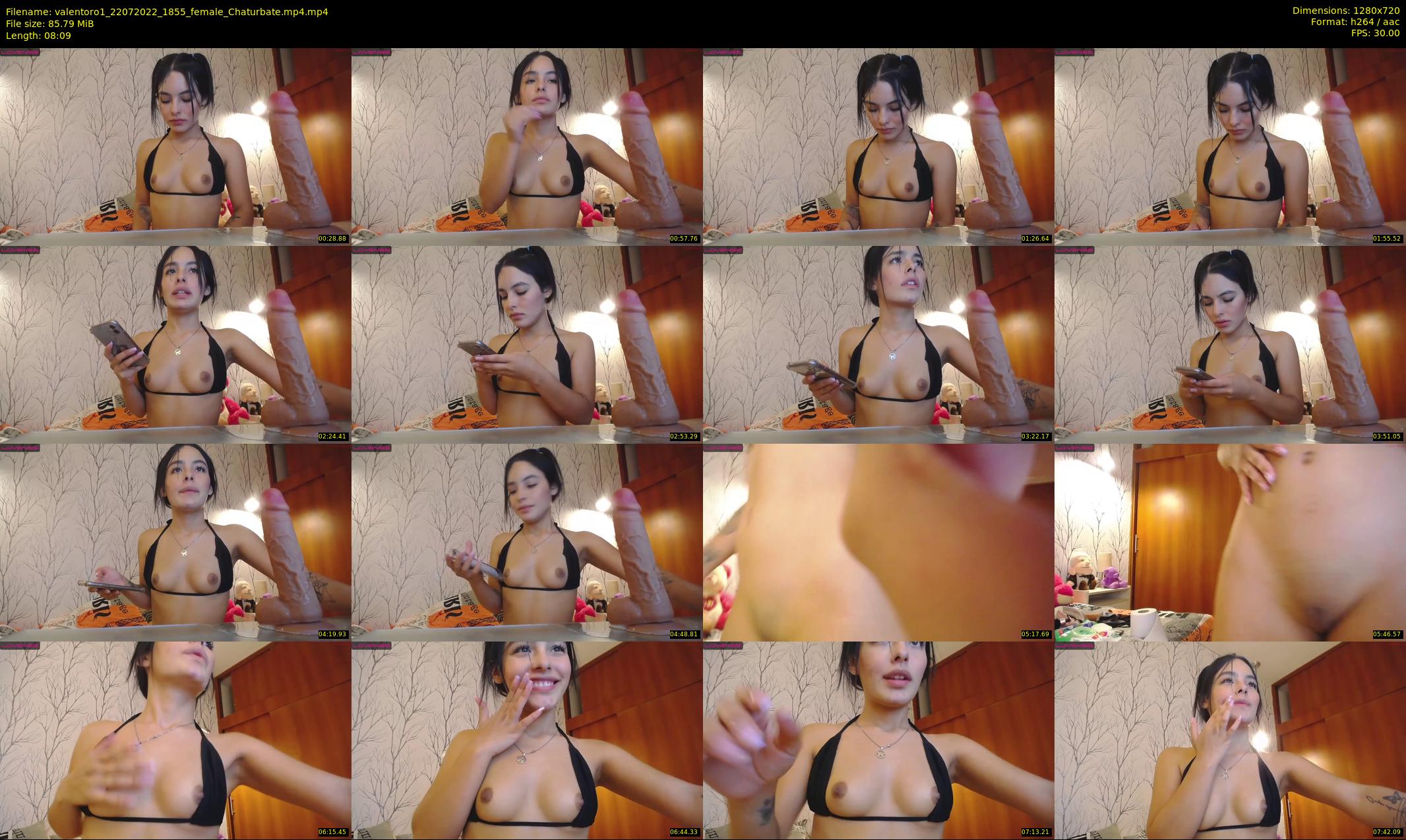 valentoro1 — 9 minute Chaturbate female cam show recording, 720p, Jul 22, 2022