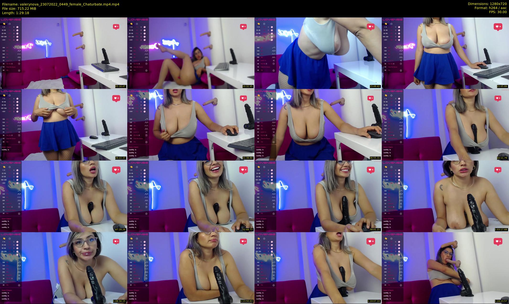 valerynova — 90 minute Chaturbate female cam show recording, 720p, Jul 23, 2022