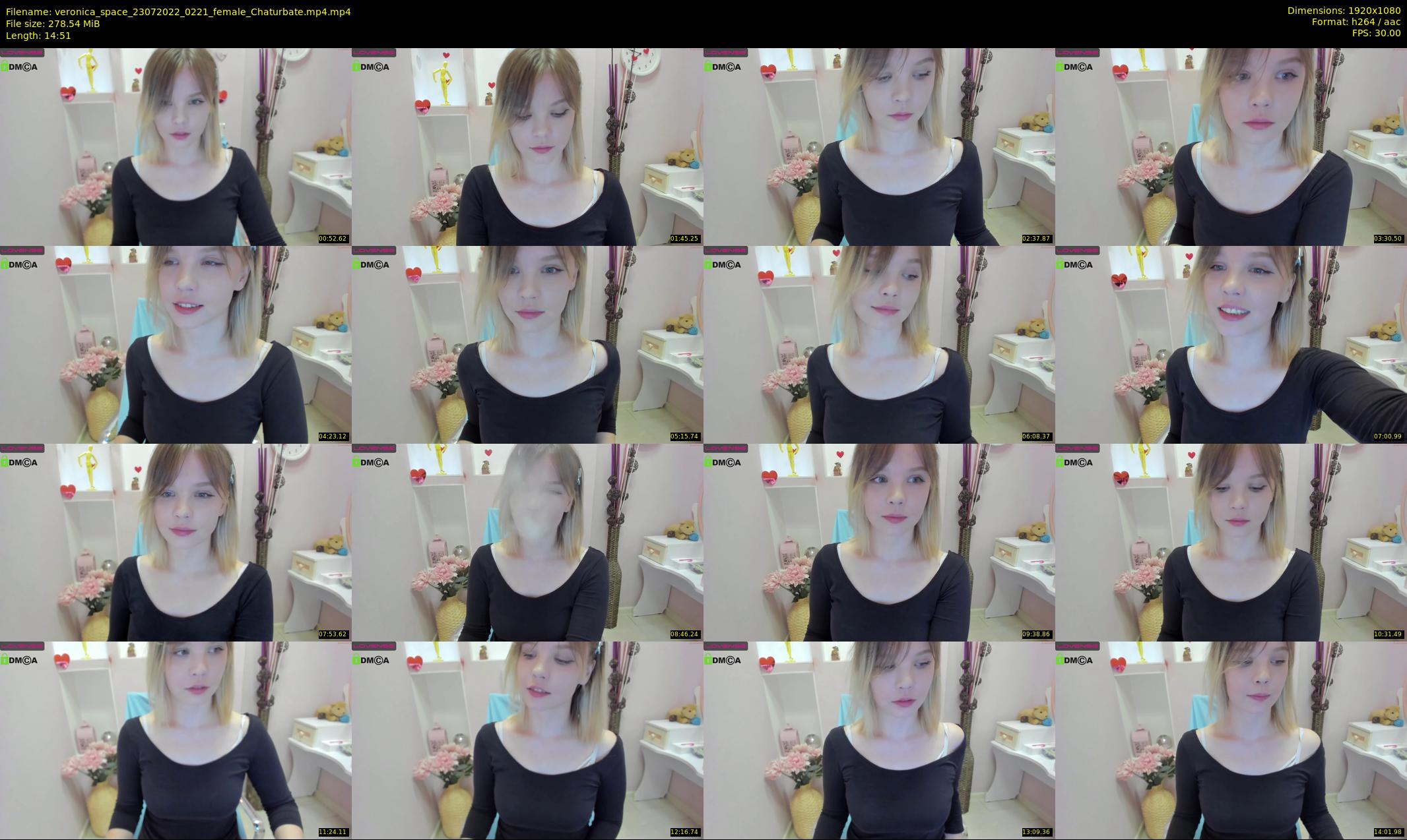 veronica_space — 15 minute Chaturbate female cam show recording, 1080p, Jul 23, 2022