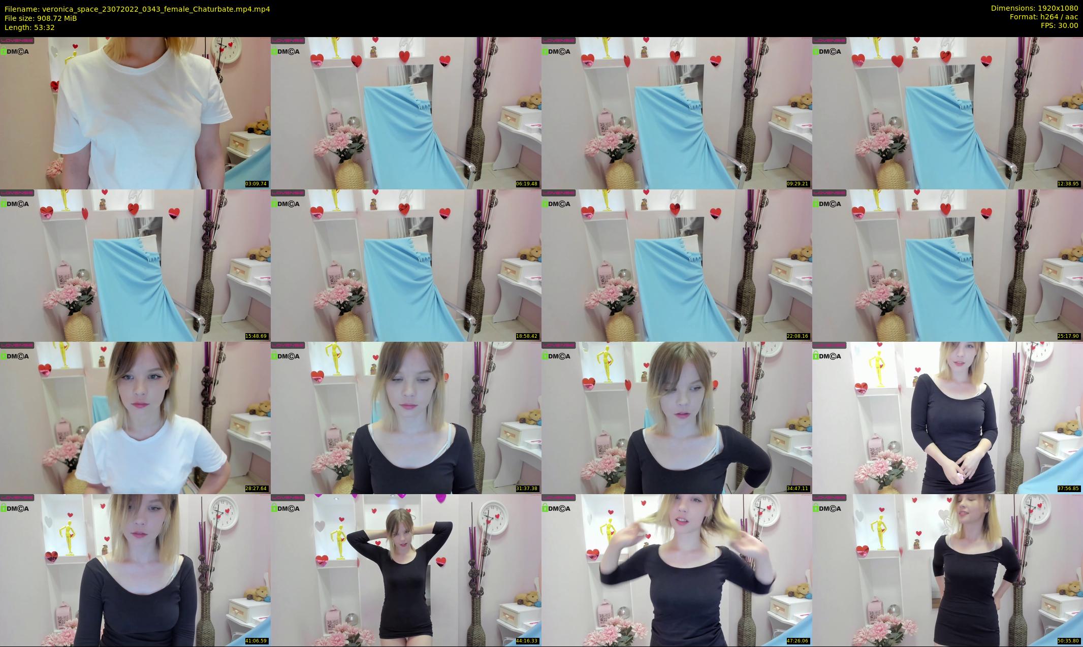 veronica_space — 54 minute Chaturbate female cam show recording, 1080p, Jul 23, 2022