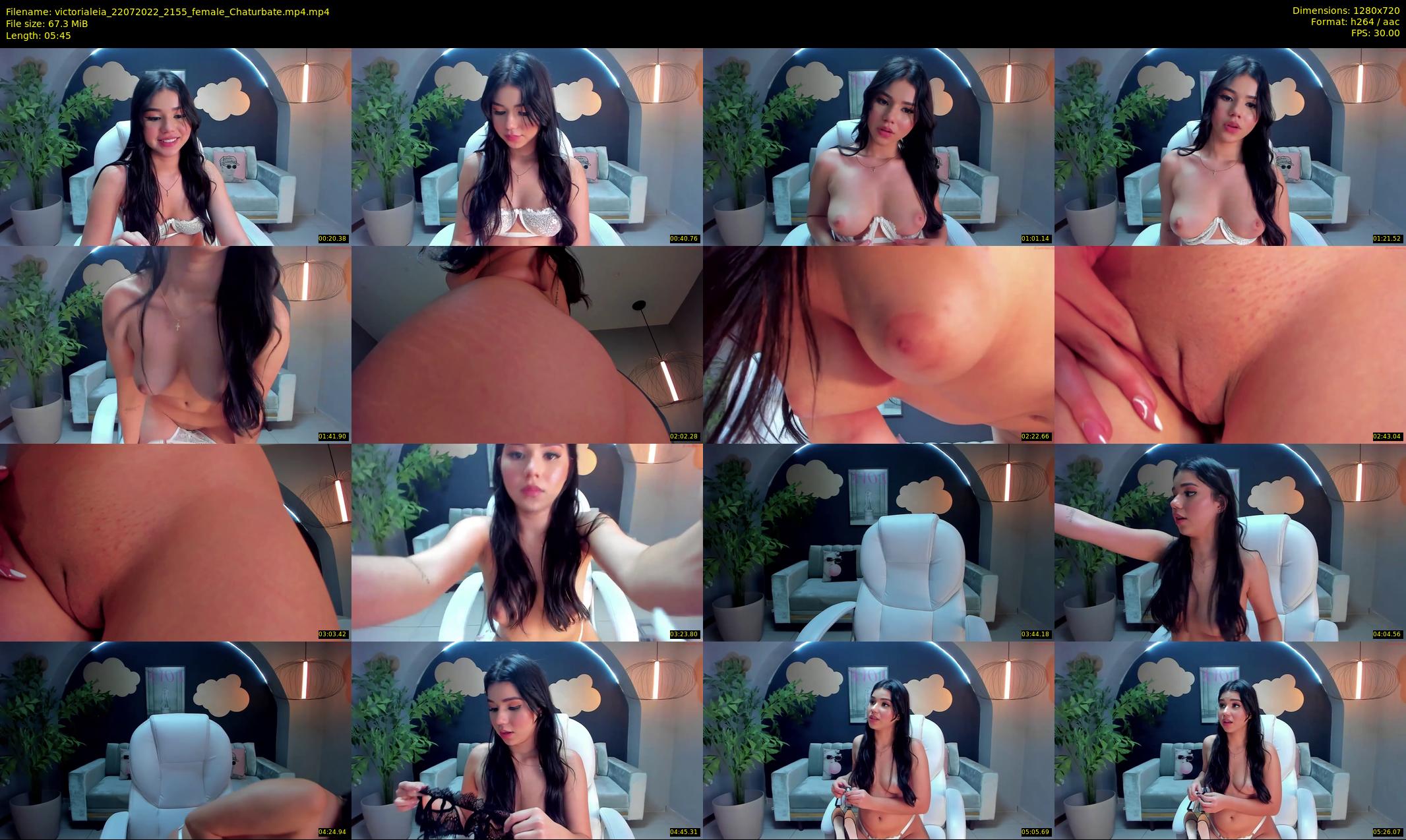 victorialeia — 6 minute Chaturbate female cam show recording, 720p, Jul 22, 2022