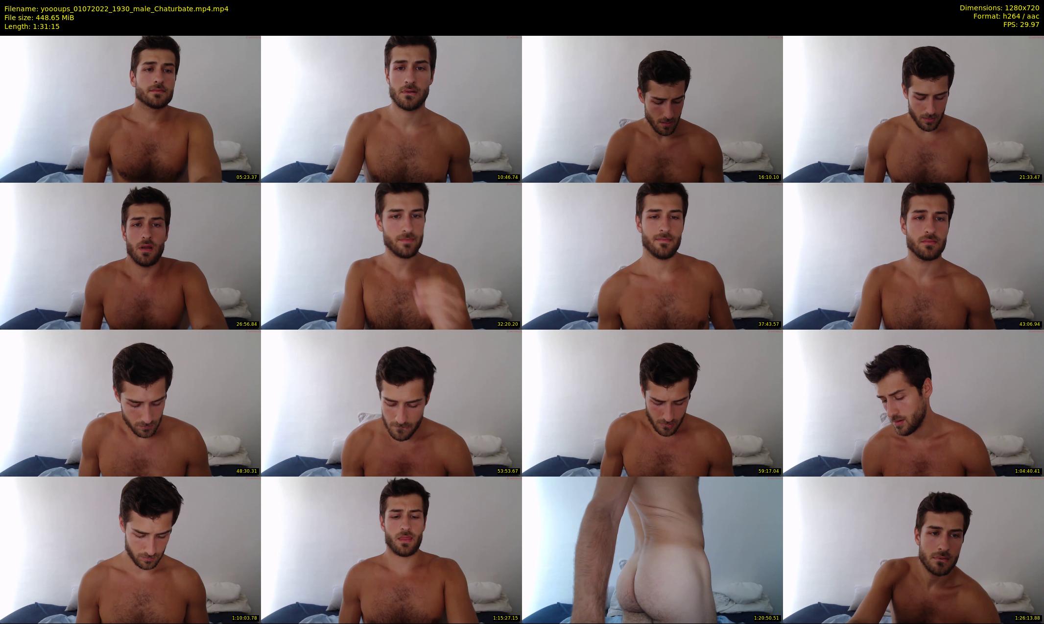 yoooups — 92 minute Chaturbate male cam show recording, 720p, Jul 1, 2022