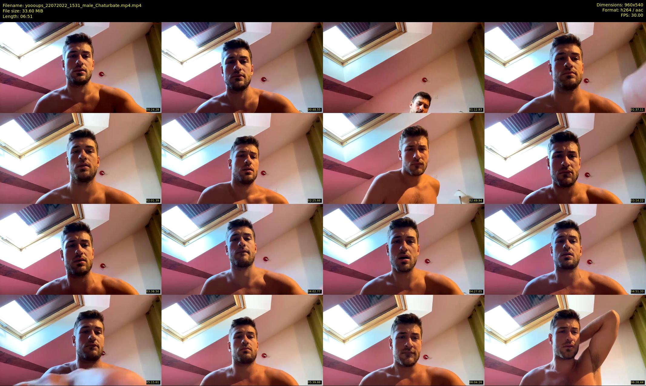 yoooups — 7 minute Chaturbate male cam show recording, 480p, Jul 22, 2022