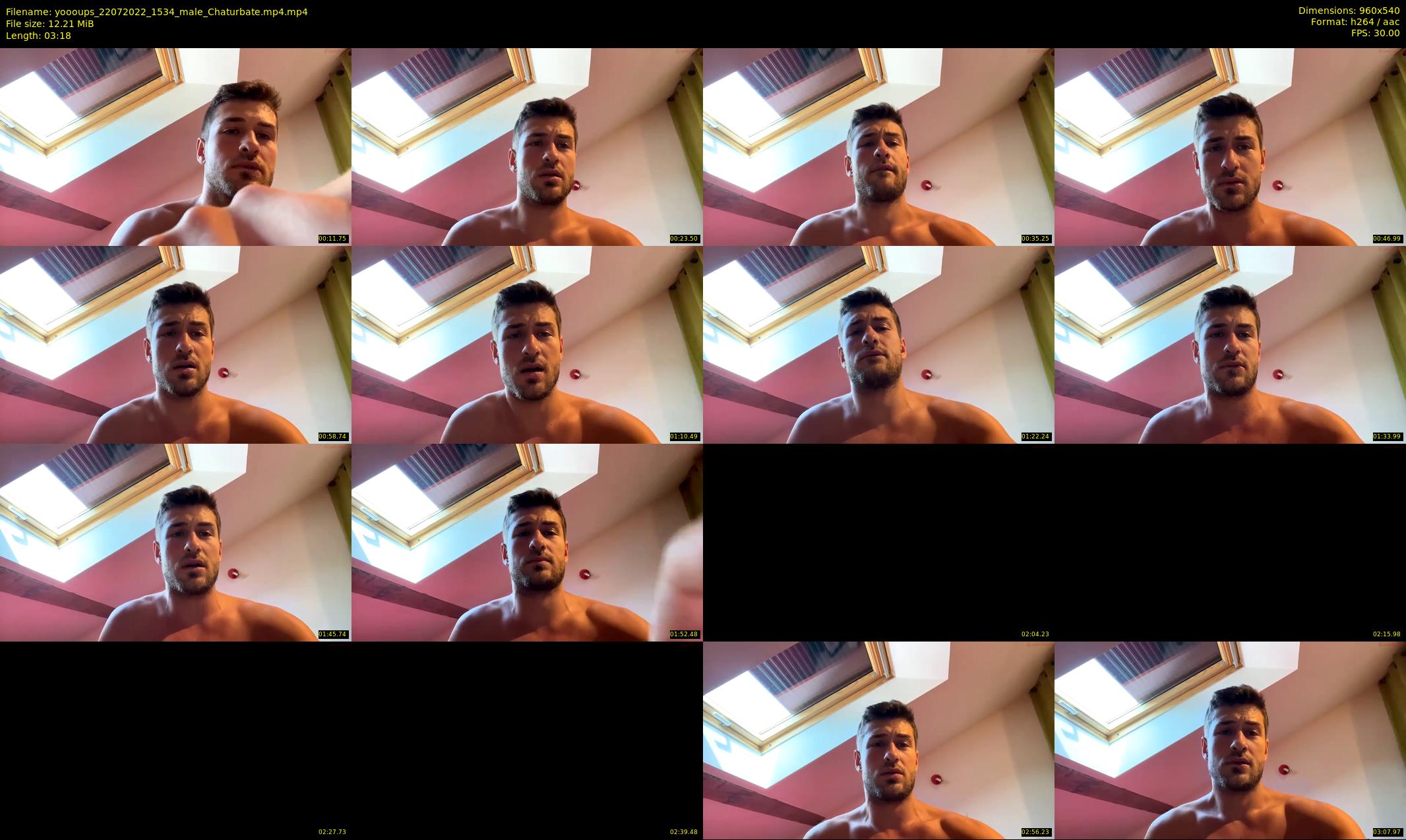 yoooups — 4 minute Chaturbate male cam show recording, 480p, Jul 22, 2022