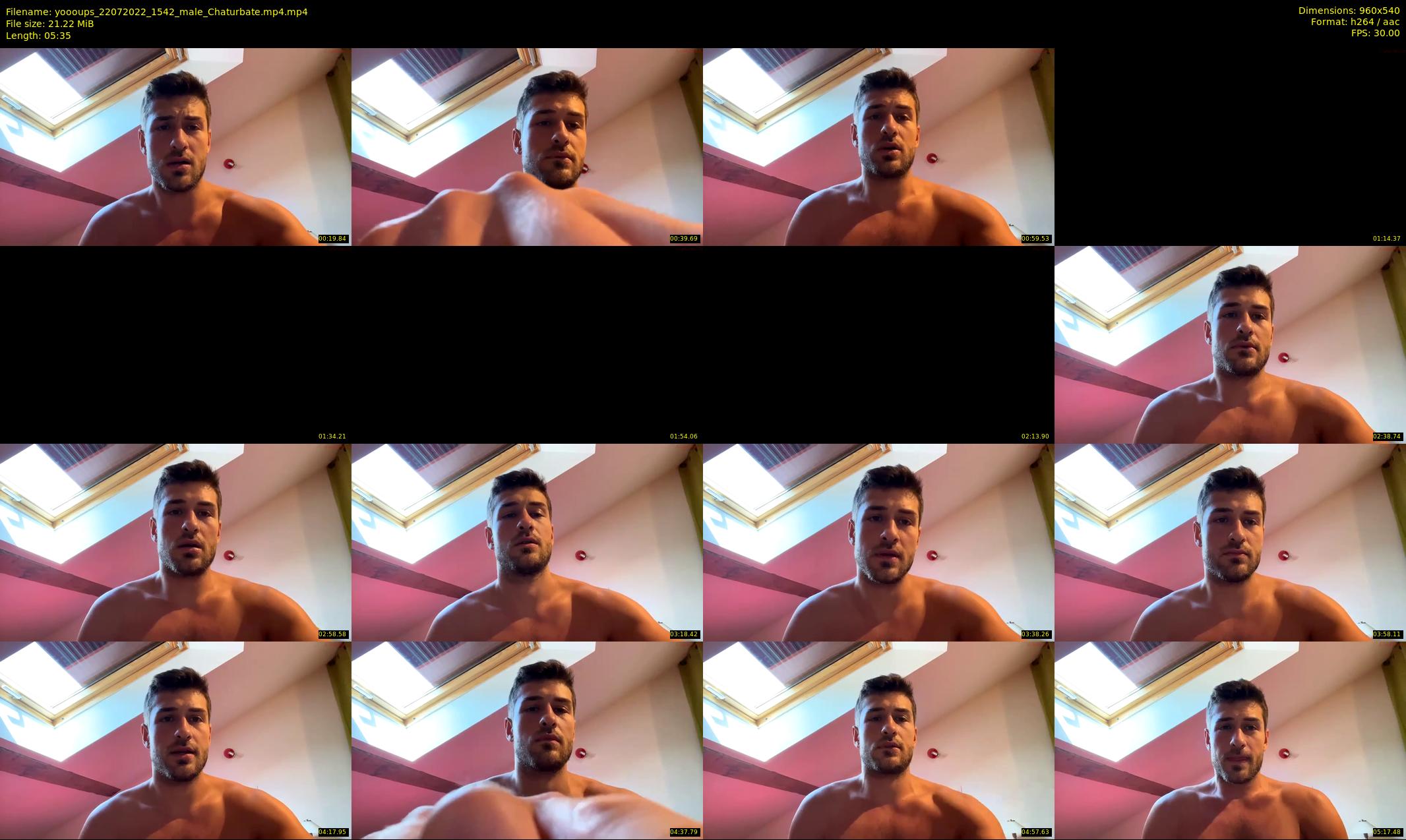yoooups — 6 minute Chaturbate male cam show recording, 480p, Jul 22, 2022
