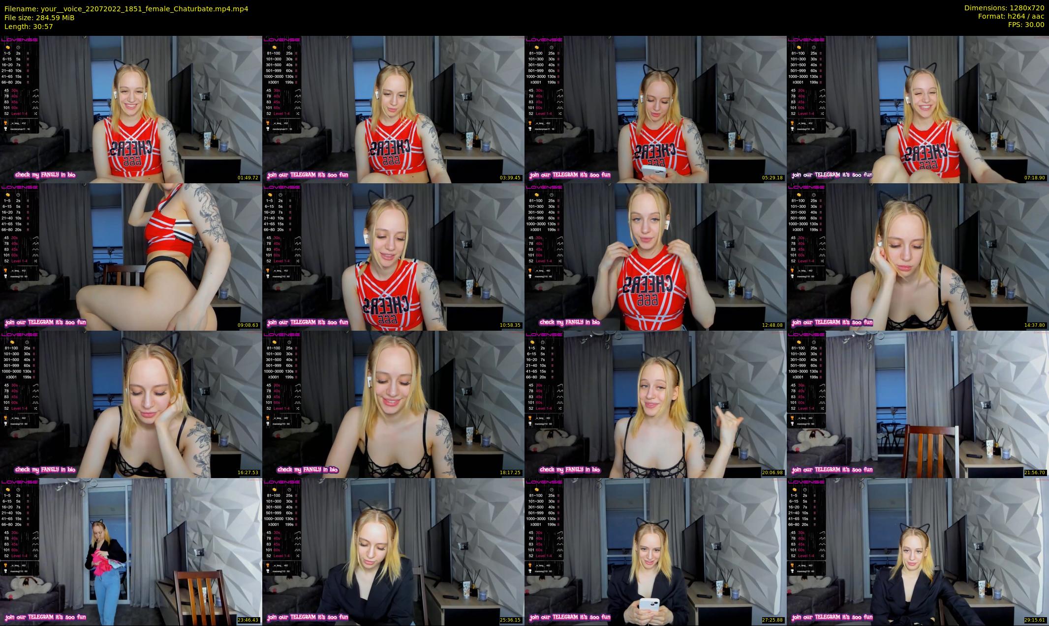your__voice — 31 minute Chaturbate female cam show recording, 720p, Jul 22, 2022