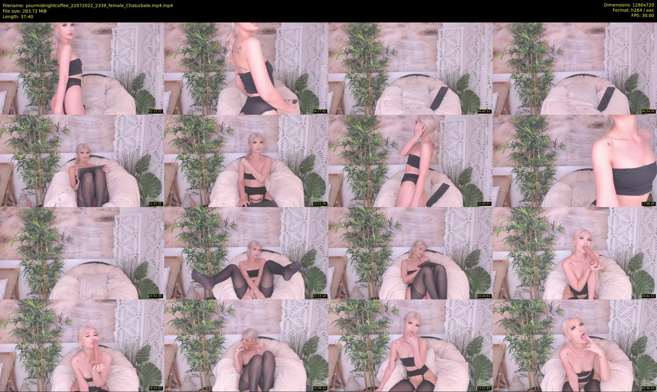 yourmidnightcoffee — 38 minute Chaturbate female cam show recording, 720p, Jul 22, 2022