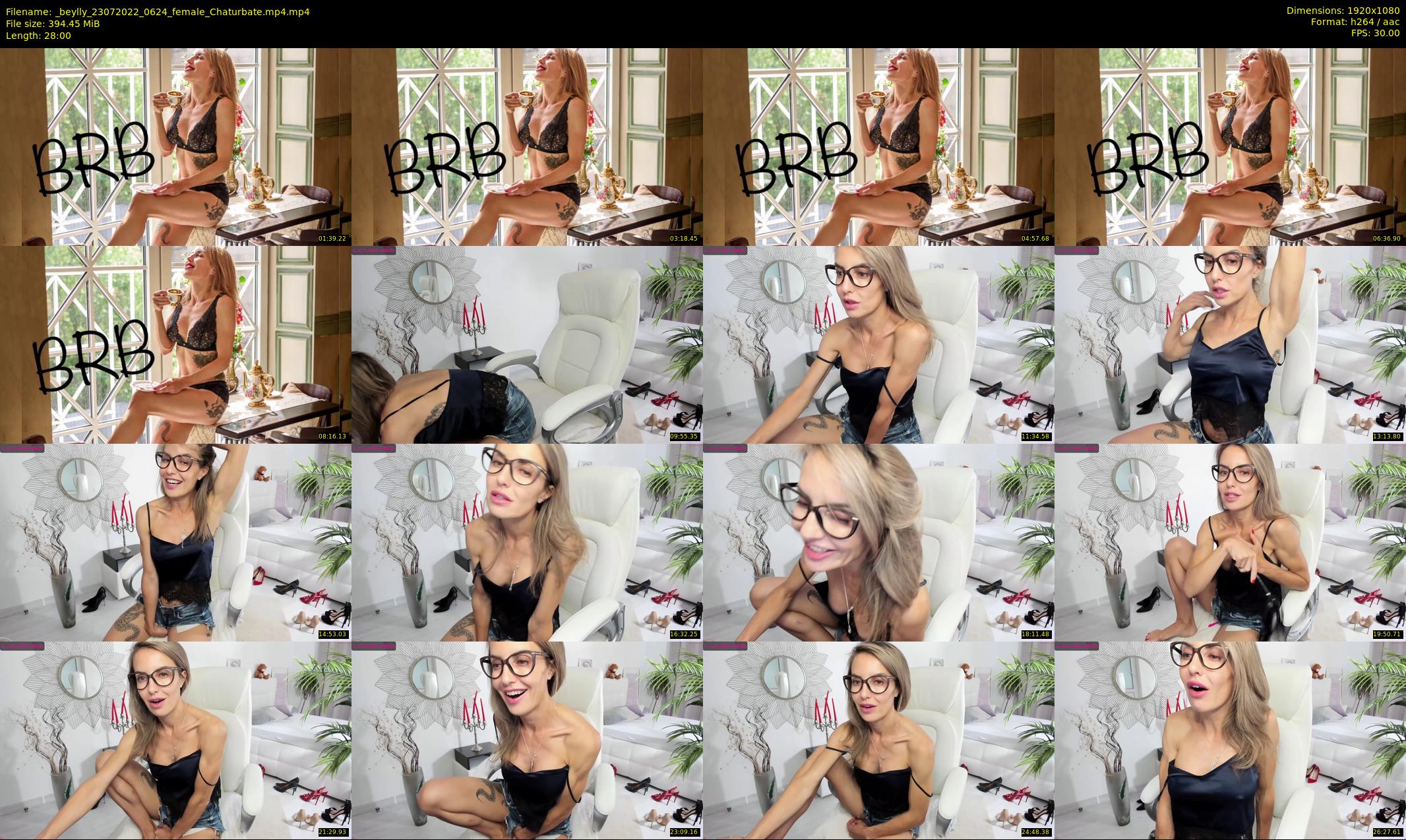 _beylly — 28 minute Chaturbate female cam show recording, 1080p, Jul 23, 2022