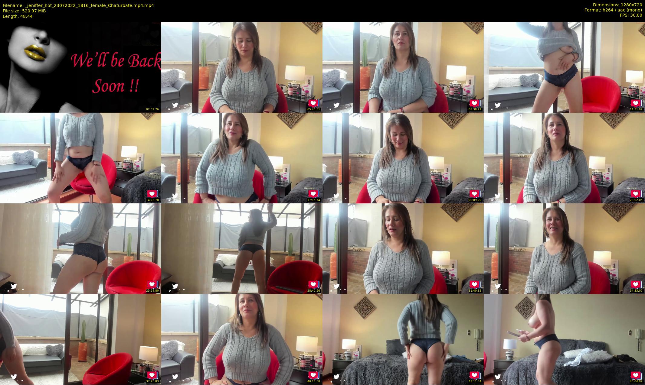 _jeniffer_hot — 49 minute Chaturbate female cam show recording, 720p, Jul 23, 2022