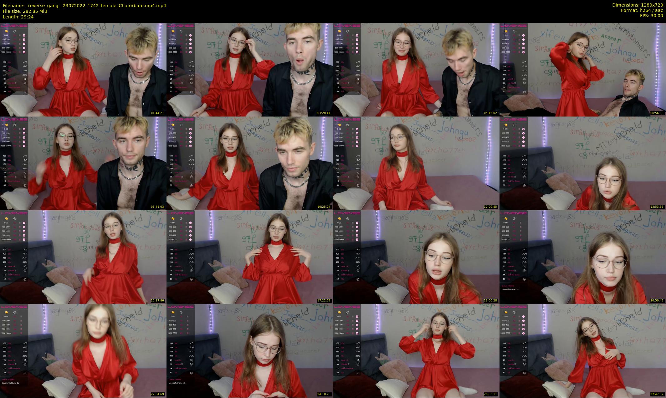 _reverse_gang_ — 30 minute Chaturbate couple cam show recording, 720p, Jul 23, 2022