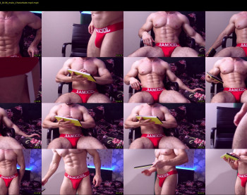 adam_muscle_ — 8 minute Chaturbate male cam show recording, 1080p, Jul 24, 2022