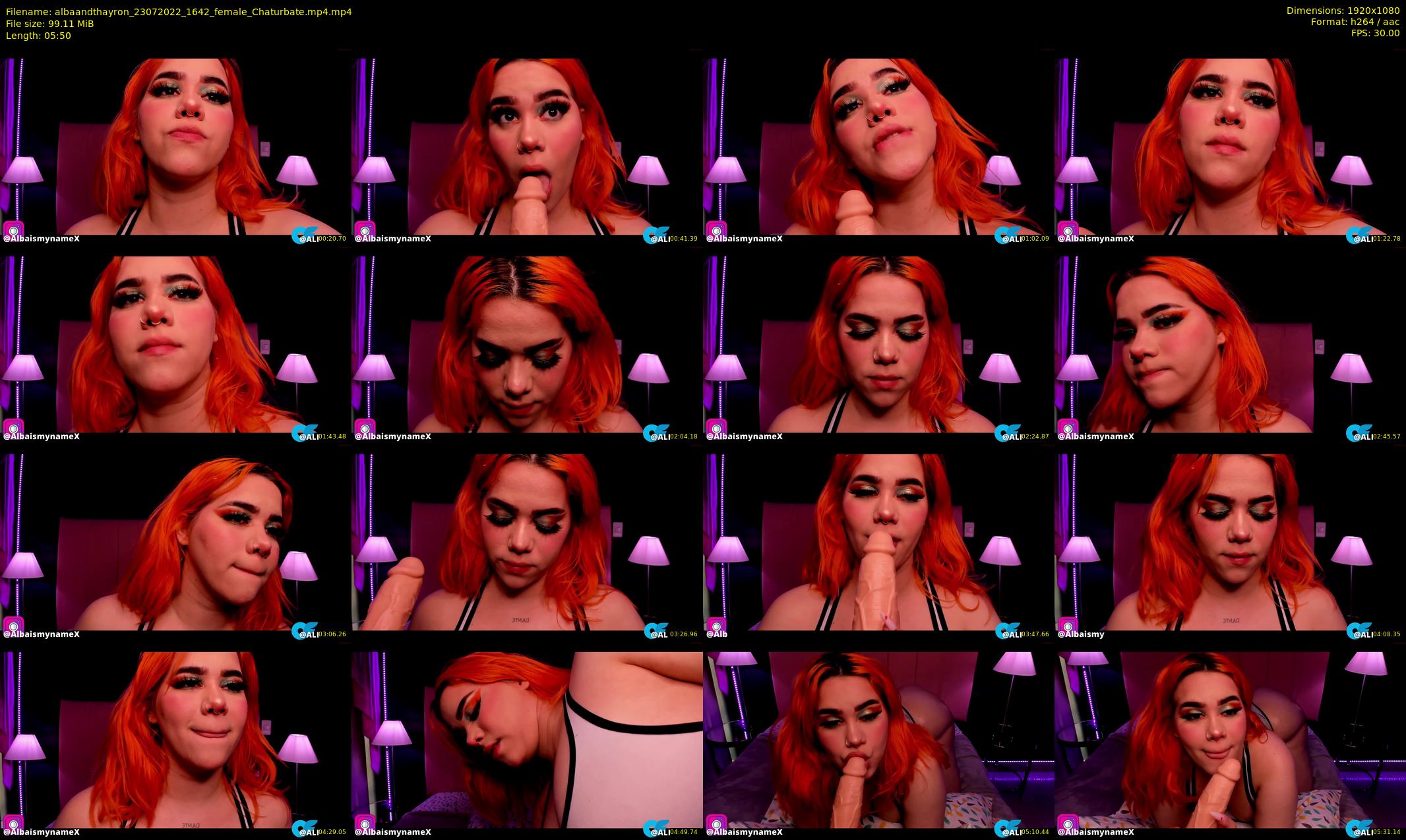albaandthayron — 6 minute Chaturbate couple cam show recording, 1080p, Jul 23, 2022