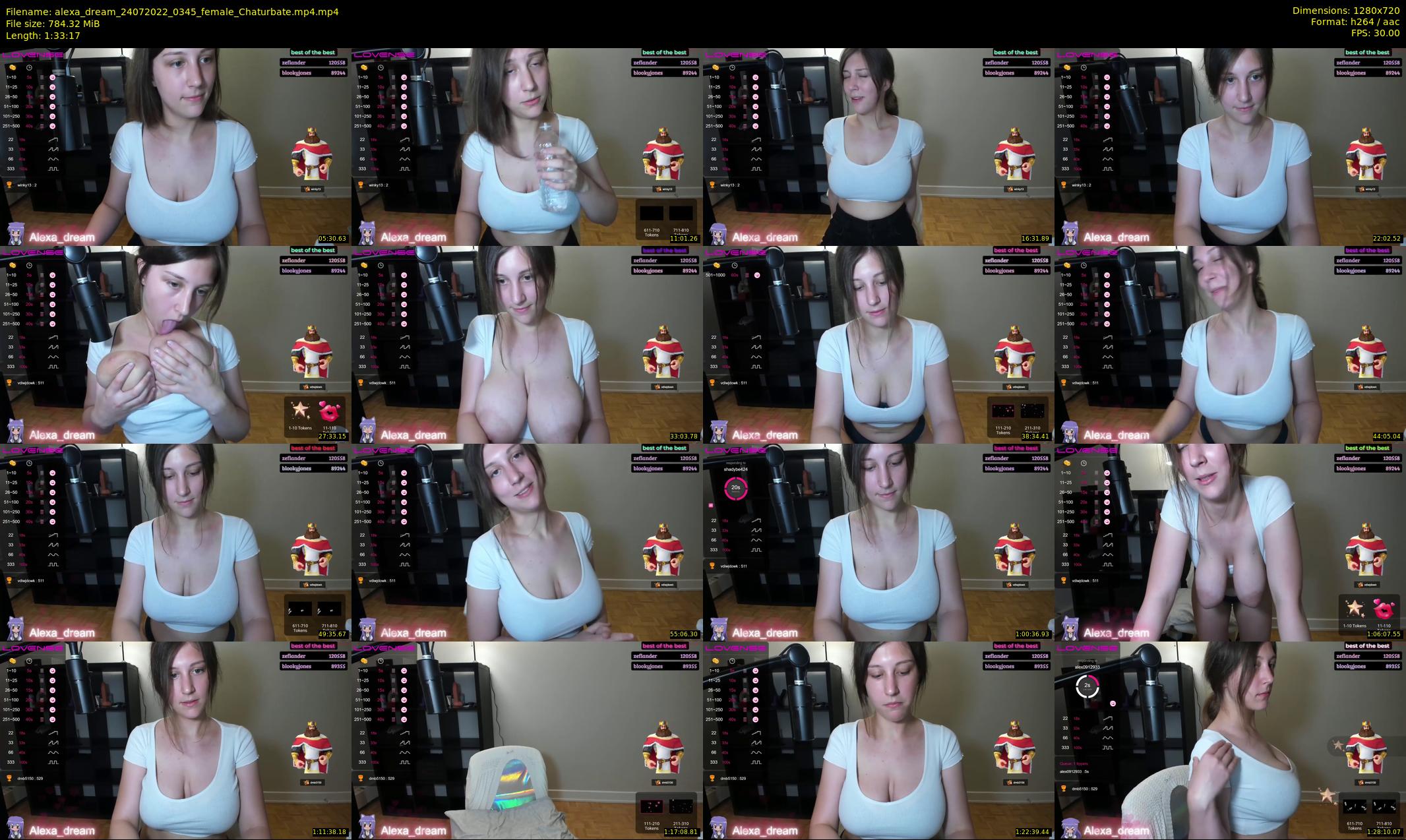 alexa_dream — 94 minute Chaturbate female cam show recording, 720p, Jul 24, 2022