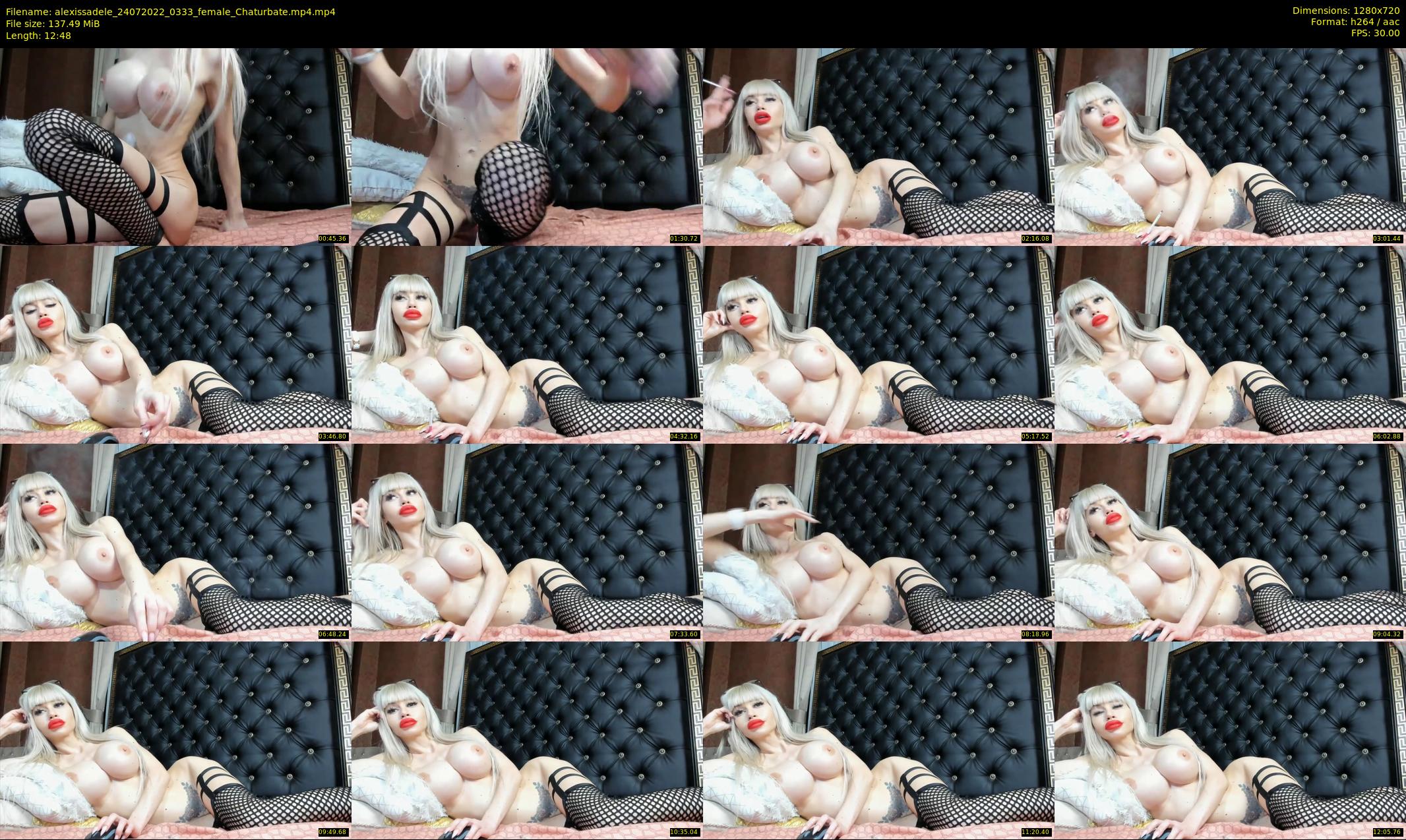 alexissadele — 13 minute Chaturbate female cam show recording, 720p, Jul 24, 2022