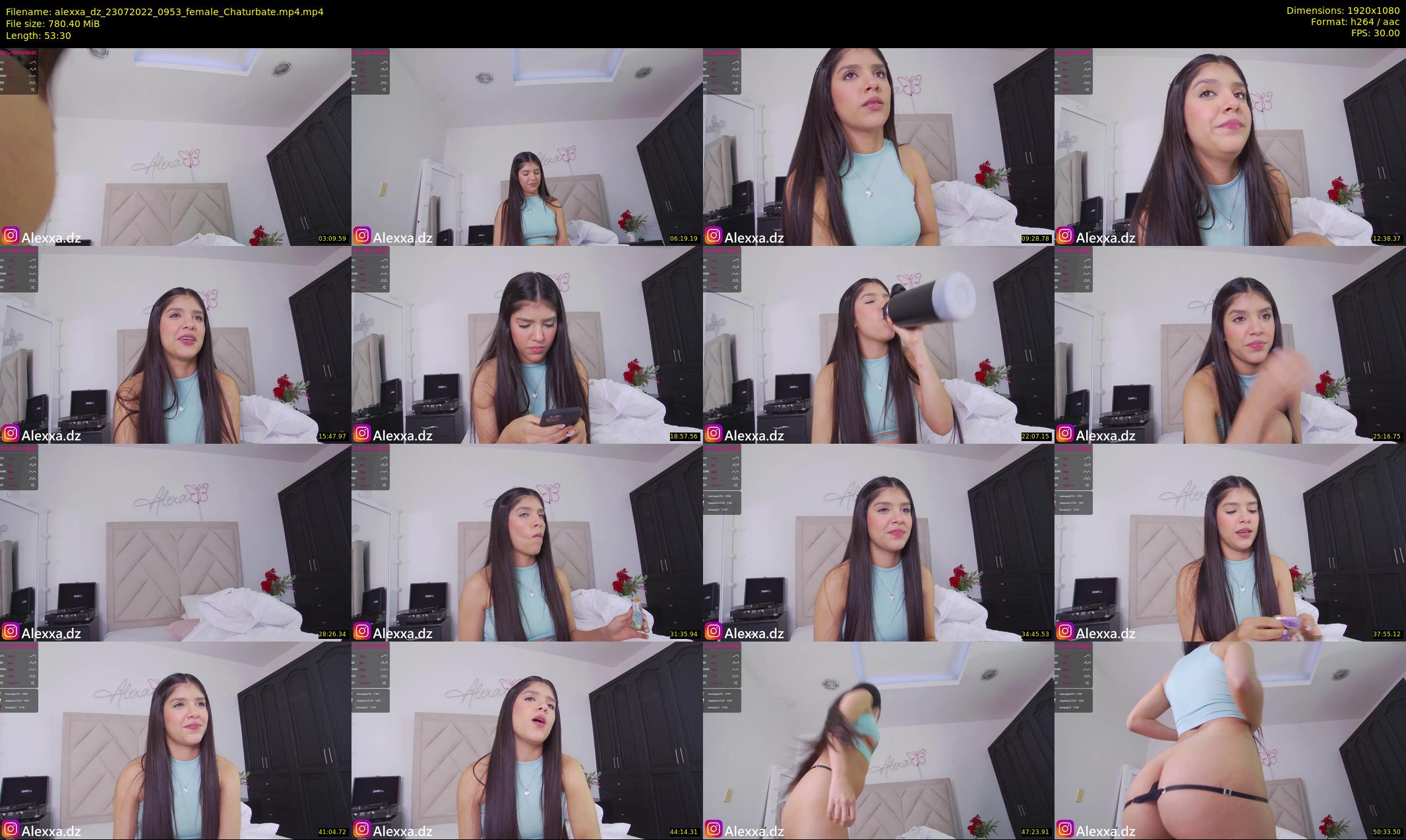 alexxa_dz — 54 minute Chaturbate female cam show recording, 1080p, Jul 23, 2022