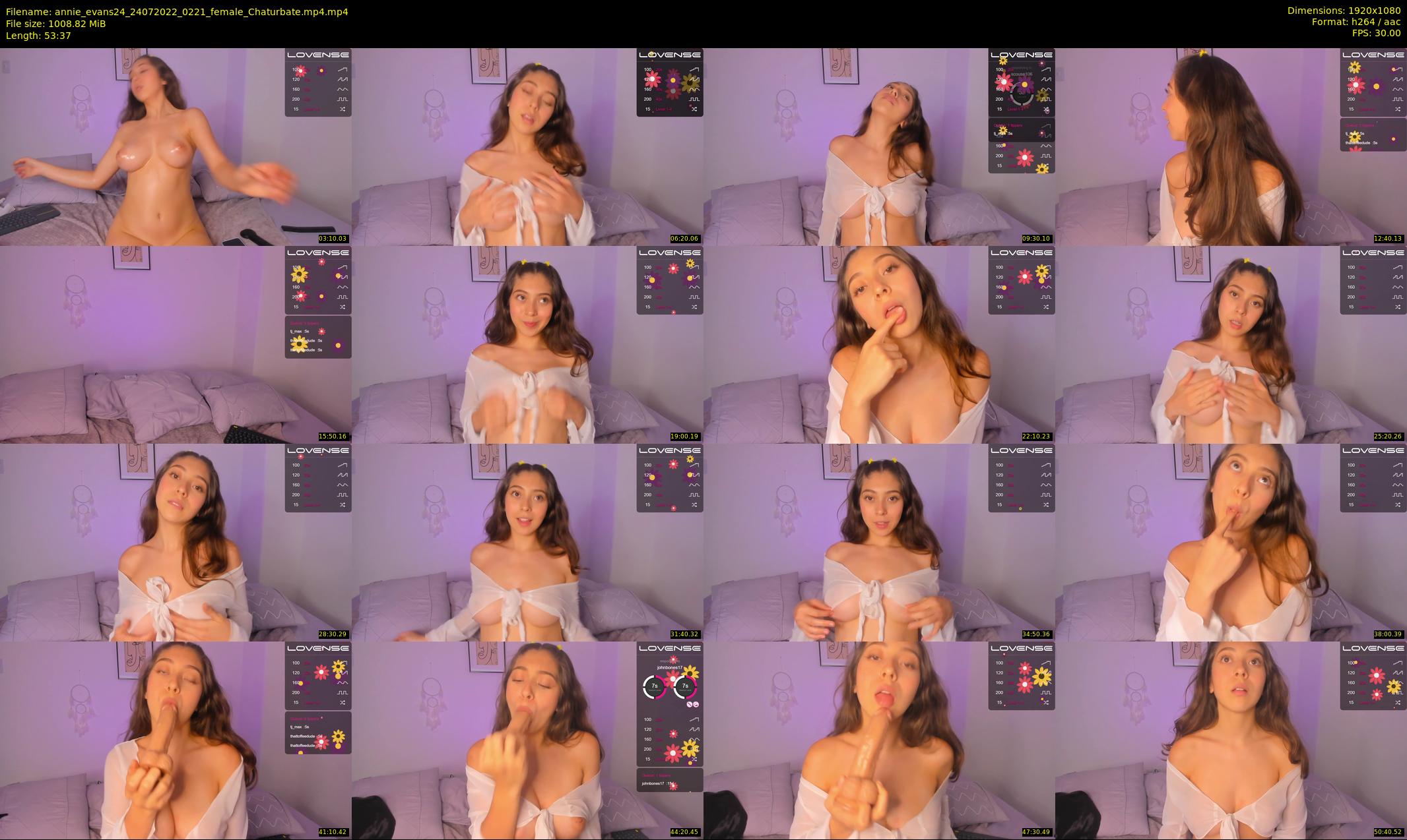 annie_evans24 — 54 minute Chaturbate female cam show recording, 1080p, Jul 24, 2022