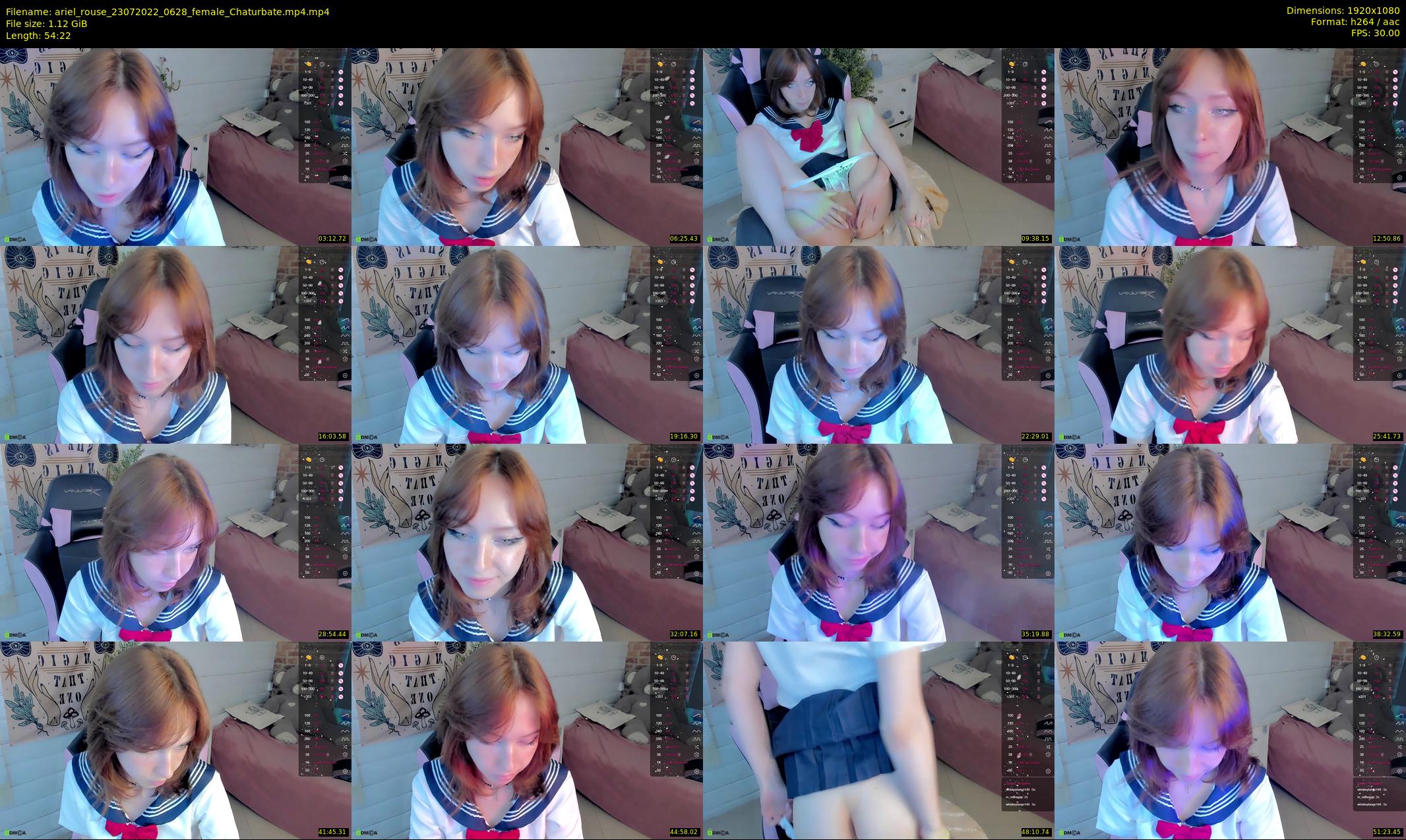 ariel_rouse — 55 minute Chaturbate female cam show recording, 1080p, Jul 23, 2022