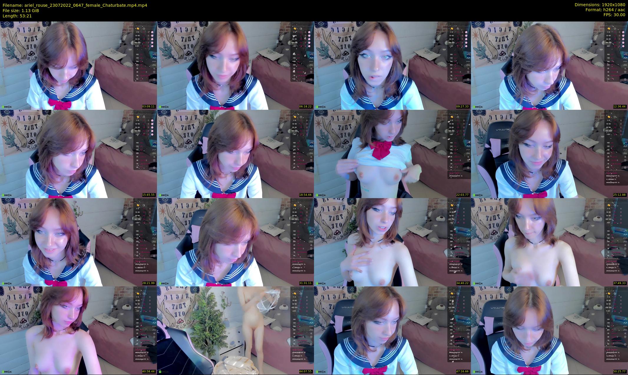ariel_rouse — 54 minute Chaturbate female cam show recording, 1080p, Jul 23, 2022