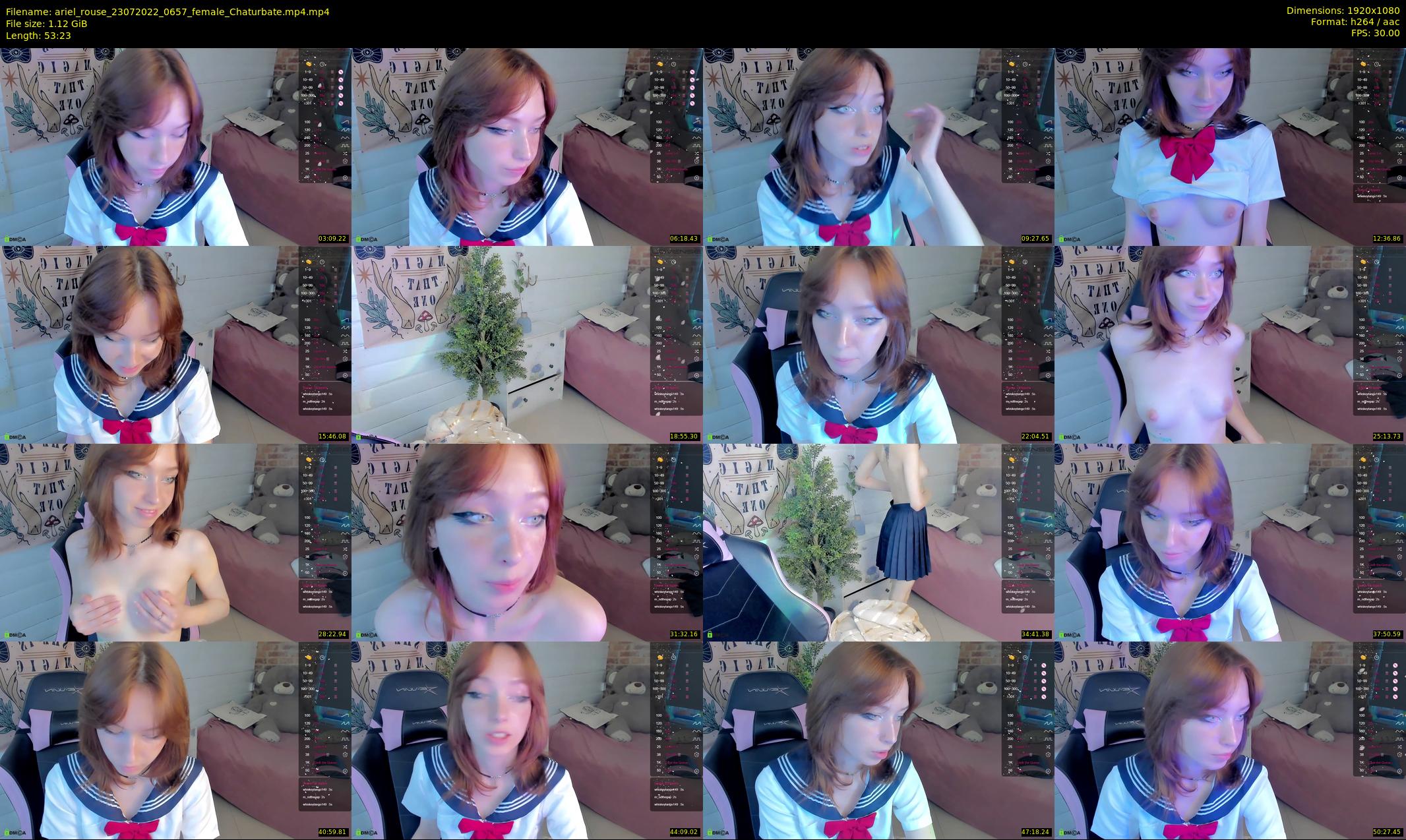 ariel_rouse — 54 minute Chaturbate female cam show recording, 1080p, Jul 23, 2022