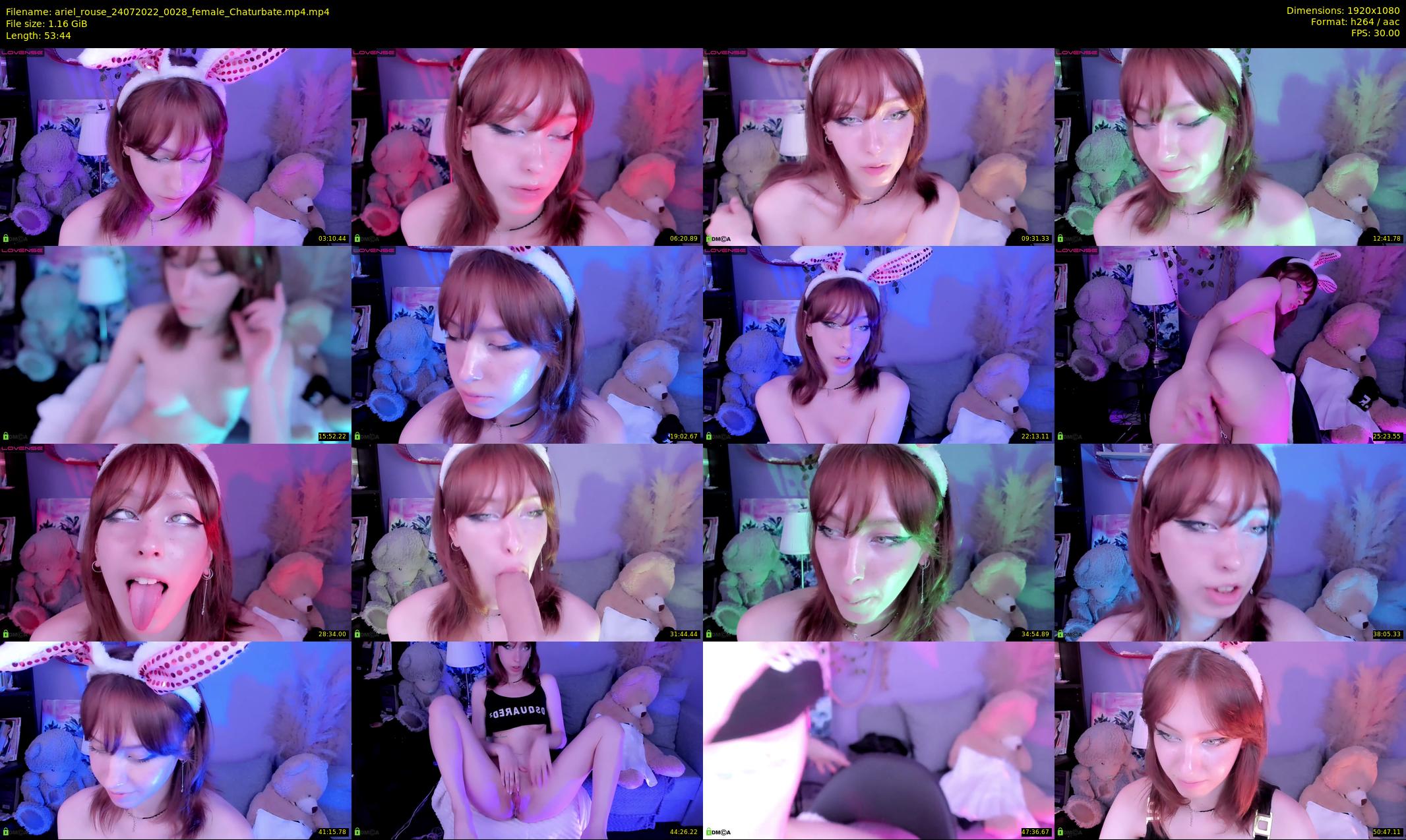 ariel_rouse — 54 minute Chaturbate female cam show recording, 1080p, Jul 24, 2022
