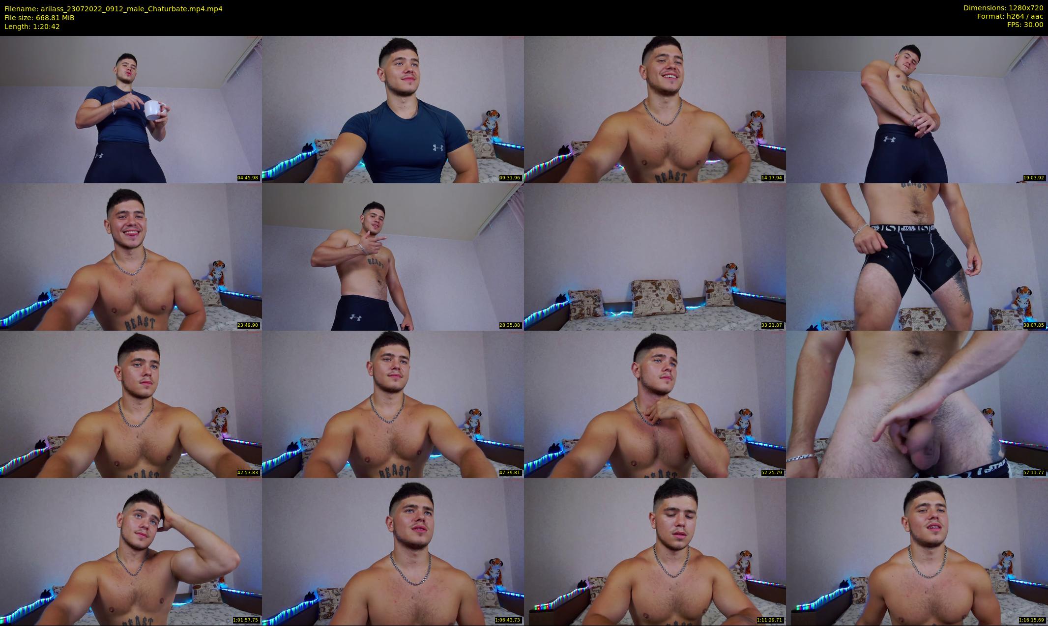 arilass — 81 minute Chaturbate male cam show recording, 720p, Jul 23, 2022