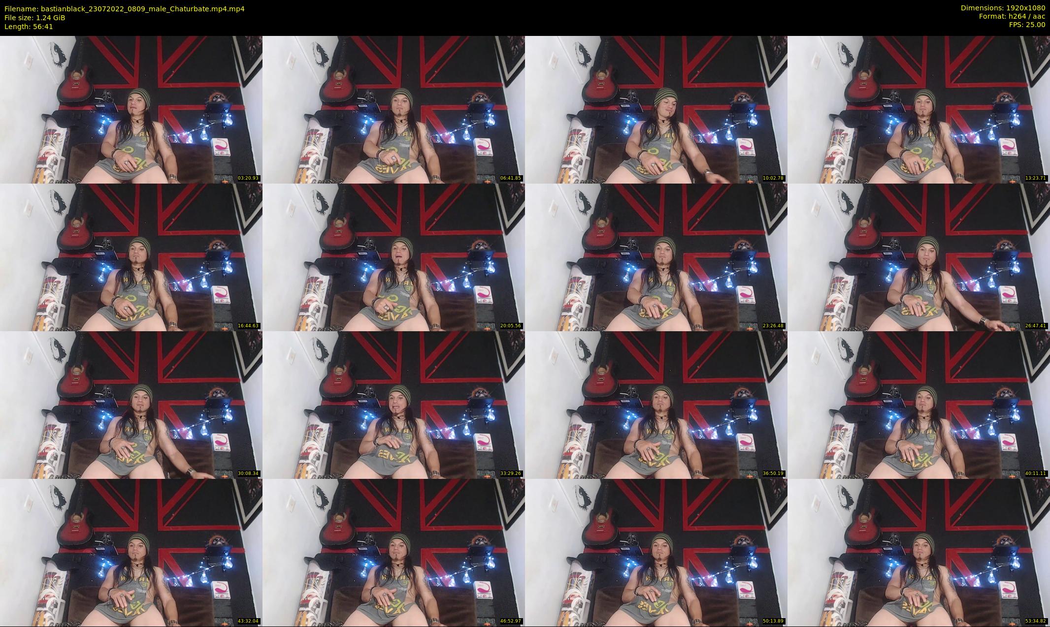 bastianblack — 57 minute Chaturbate male cam show recording, 1080p, Jul 23, 2022