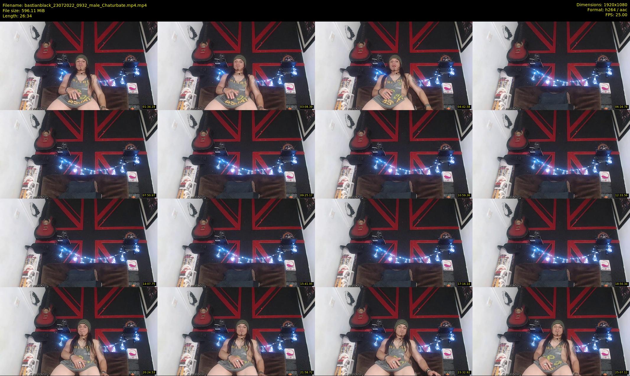 bastianblack — 27 minute Chaturbate male cam show recording, 1080p, Jul 23, 2022