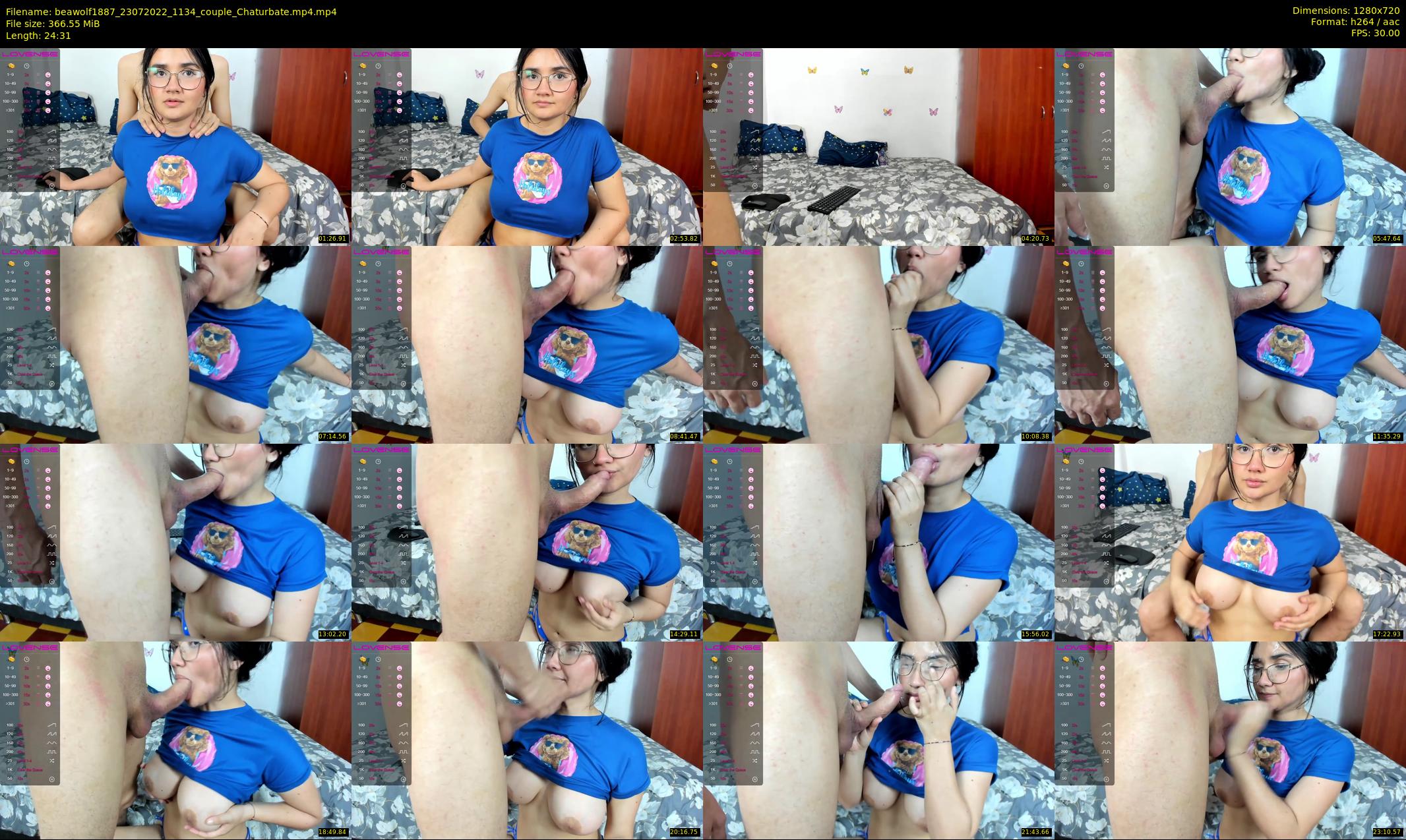 beawolf1887 — 25 minute Chaturbate couple cam show recording, 720p, Jul 23, 2022