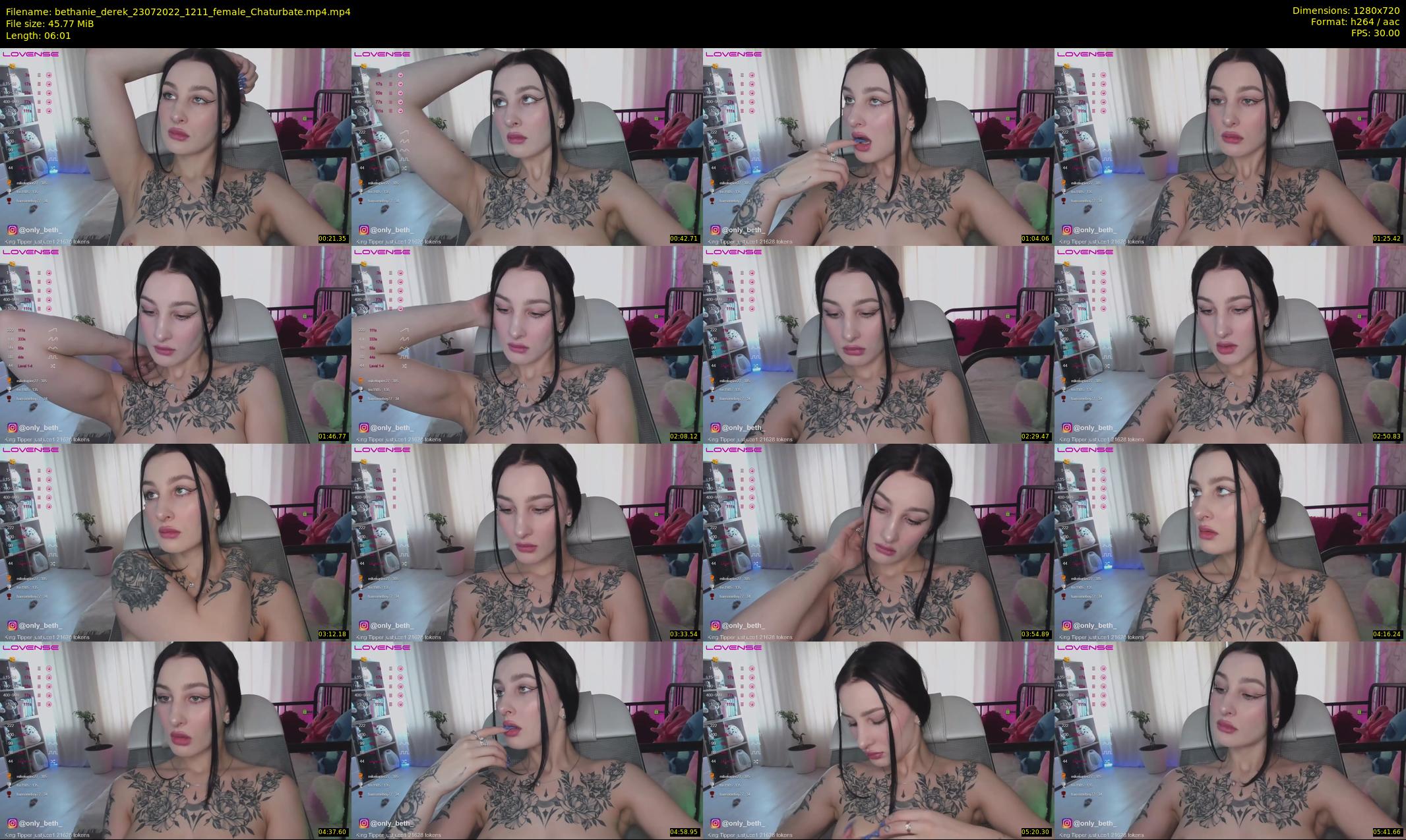 bethanie_derek — 7 minute Chaturbate couple cam show recording, 720p, Jul 23, 2022