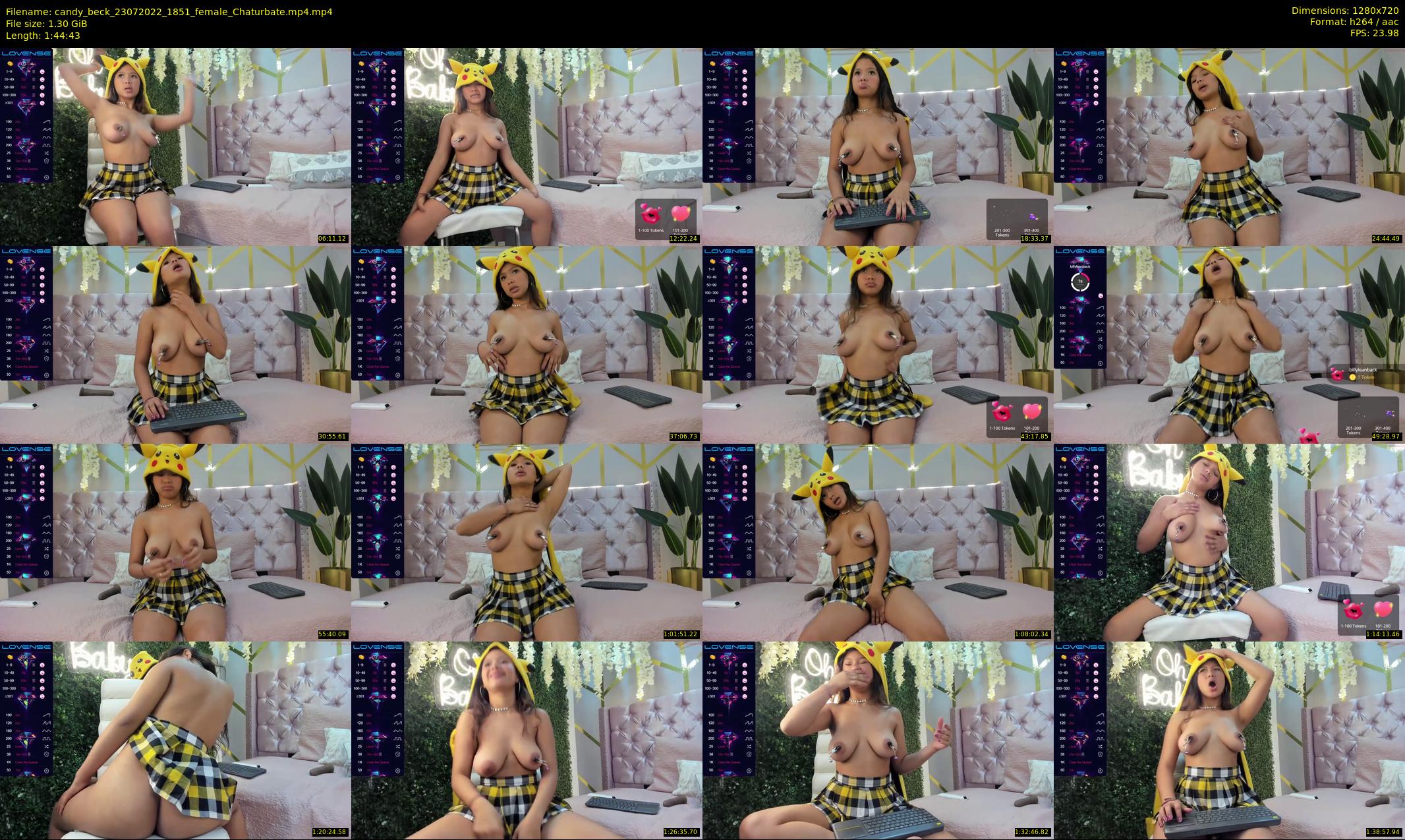 candy_beck — 105 minute Chaturbate female cam show recording, 720p, Jul 23, 2022