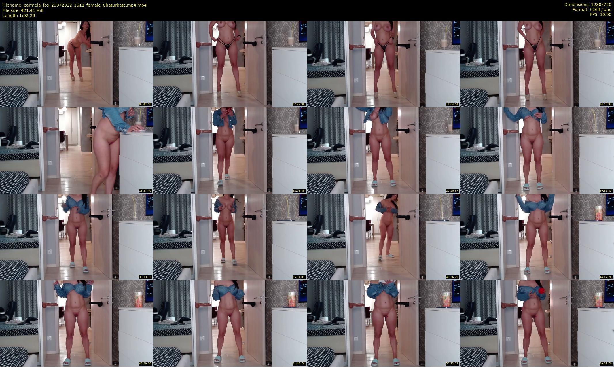 carmela_fox — 63 minute Chaturbate female cam show recording, 720p, Jul 23, 2022