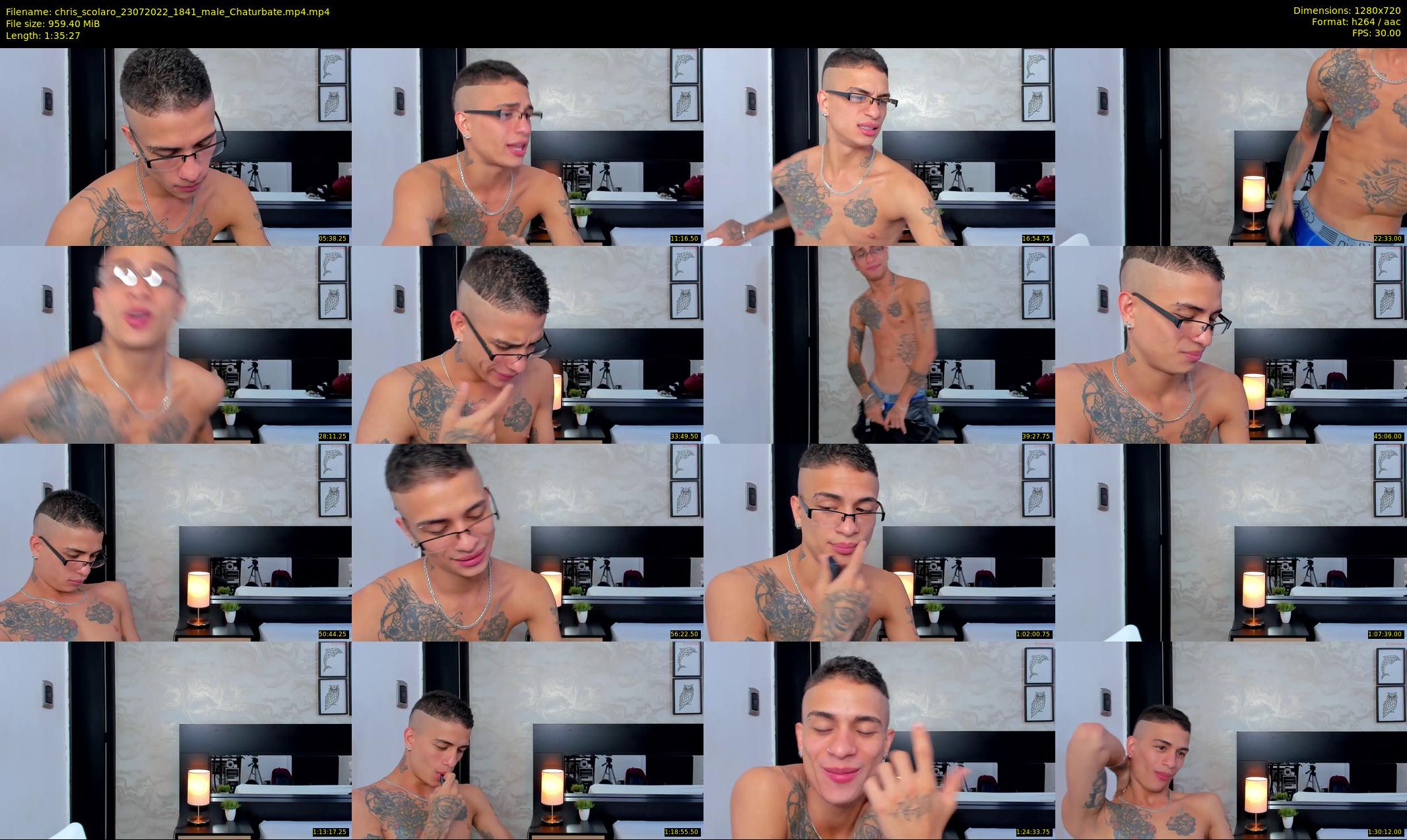 chris_scolaro — 96 minute Chaturbate male cam show recording, 720p, Jul 23, 2022