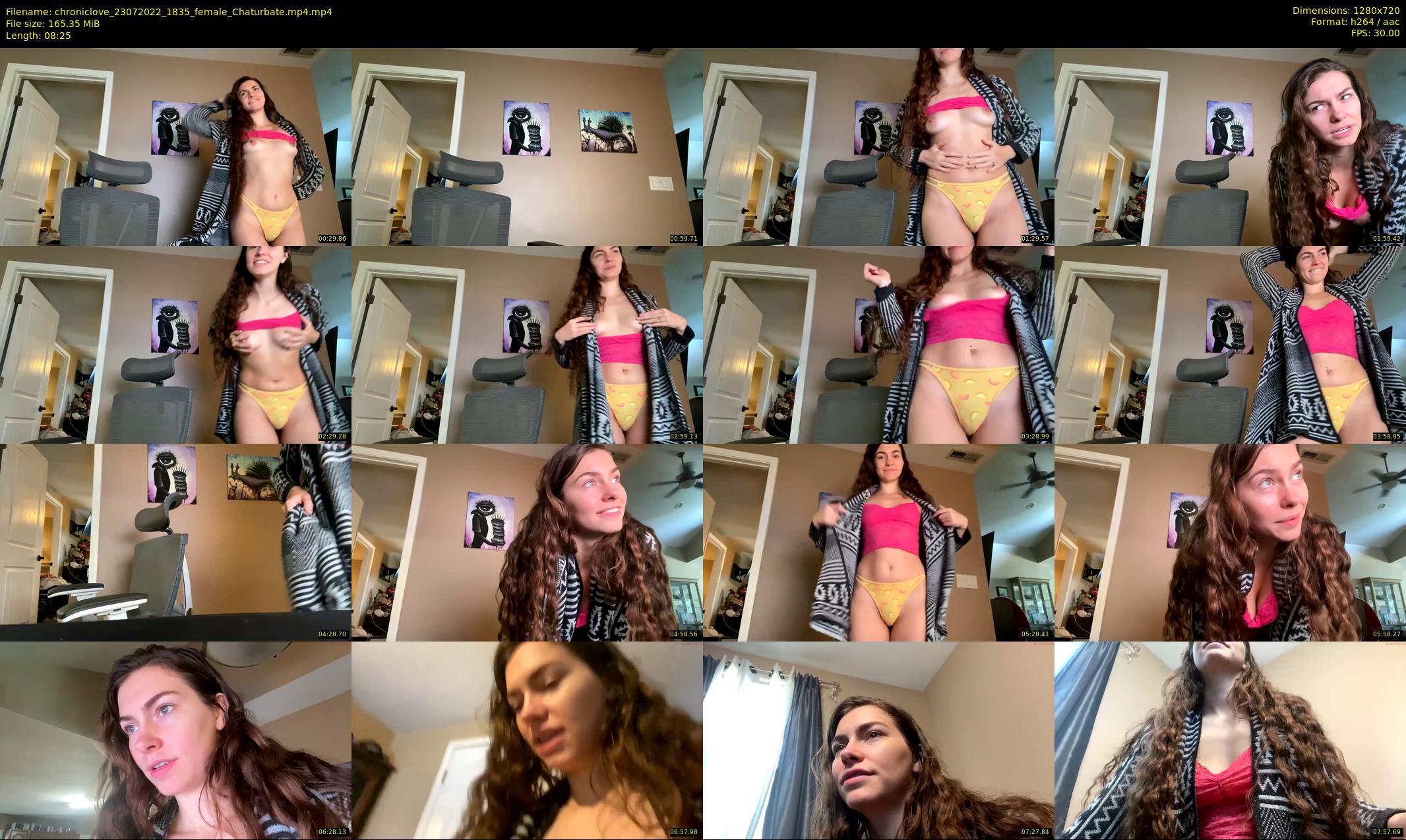 chroniclove — 9 minute Chaturbate female cam show recording, 720p, Jul 23, 2022
