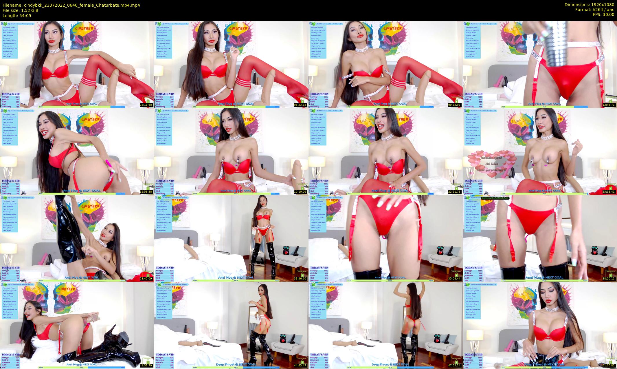 cindybkk — 55 minute Chaturbate female cam show recording, 1080p, Jul 23, 2022