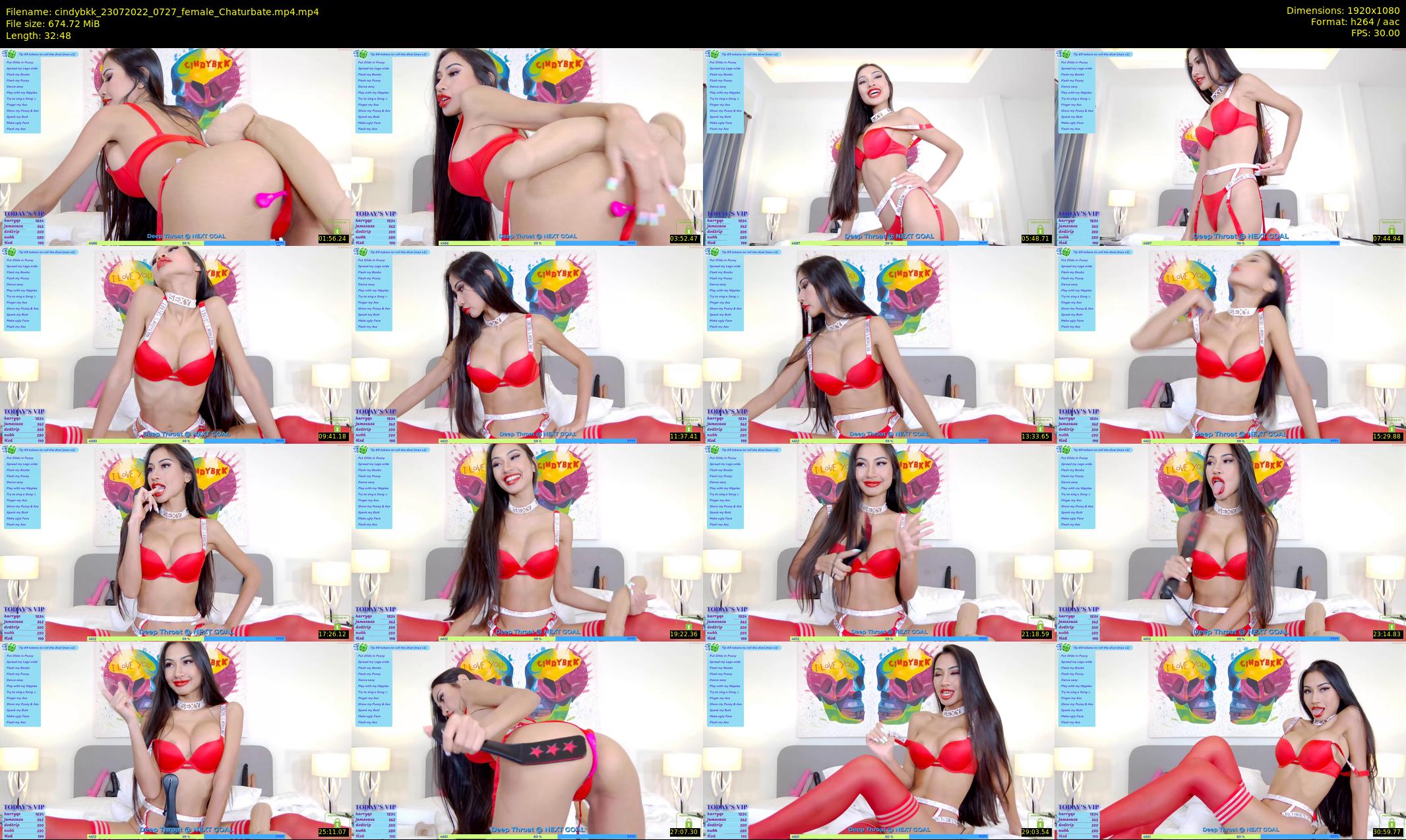 cindybkk — 33 minute Chaturbate female cam show recording, 1080p, Jul 23, 2022