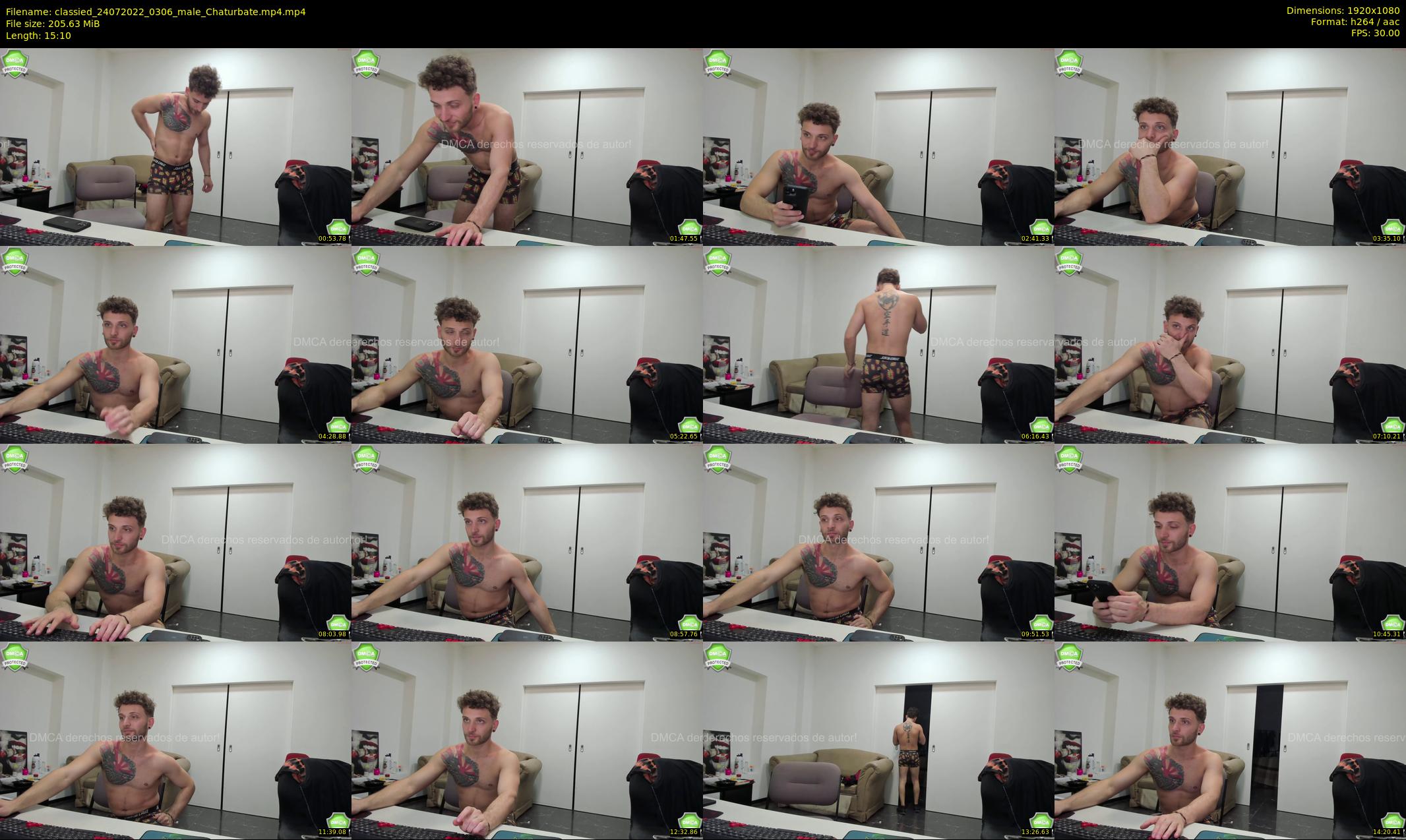 classied — 16 minute Chaturbate male cam show recording, 1080p, Jul 24, 2022
