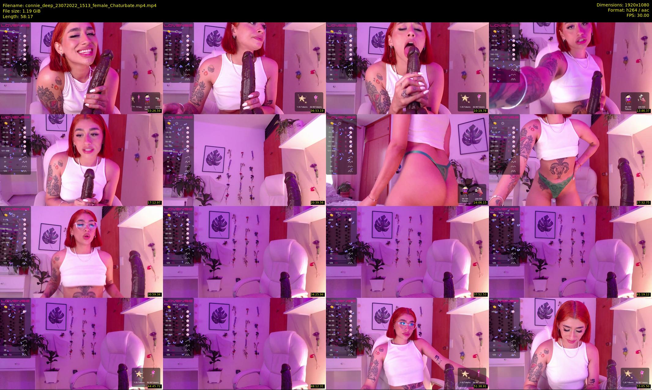connie_deep — 59 minute Chaturbate female cam show recording, 1080p, Jul 23, 2022