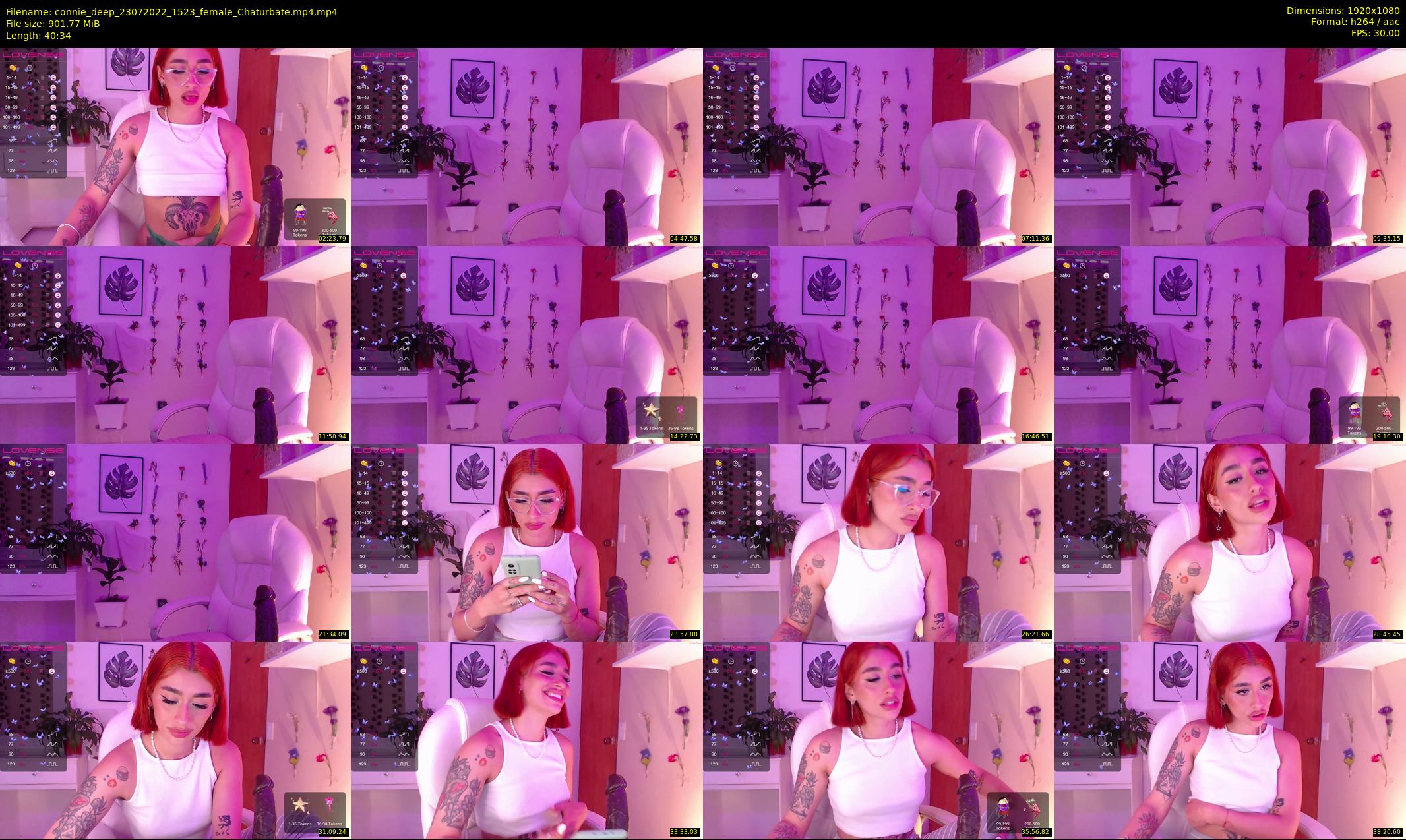 connie_deep — 41 minute Chaturbate female cam show recording, 1080p, Jul 23, 2022