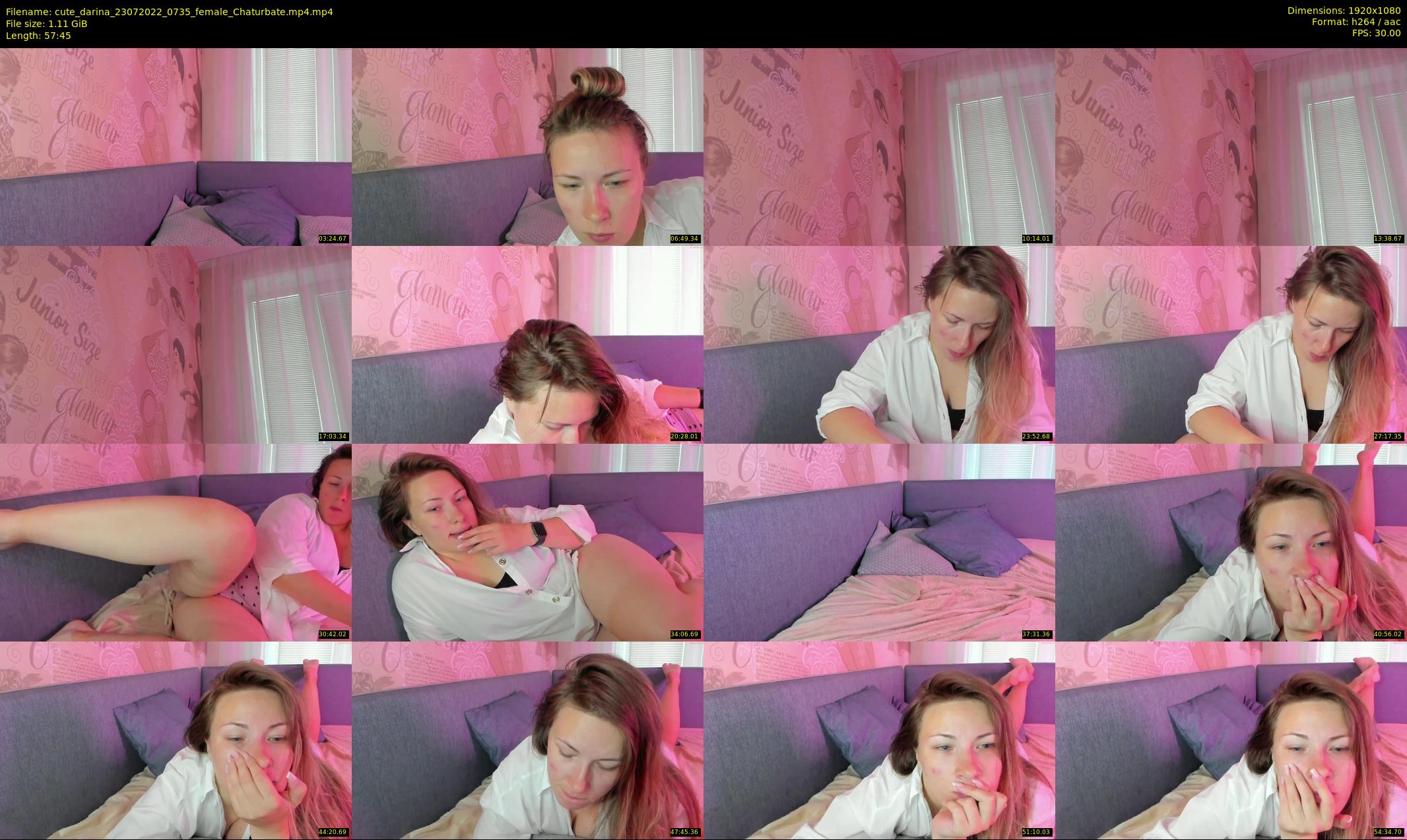 cute_darina — 58 minute Chaturbate female cam show recording, 1080p, Jul 23, 2022
