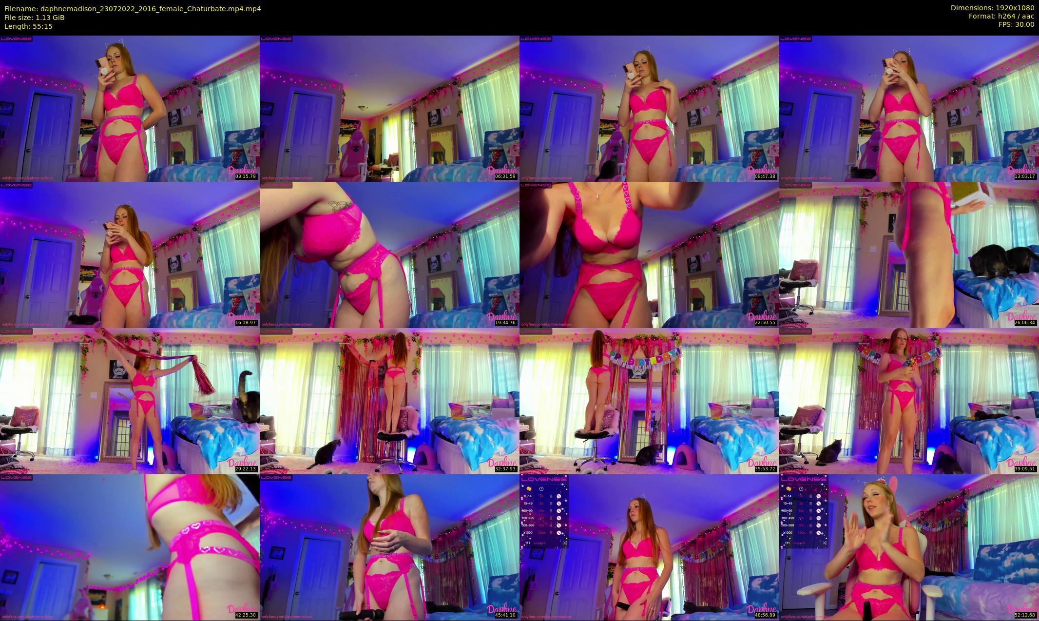daphnemadison — 56 minute Chaturbate couple cam show recording, 1080p, Jul 23, 2022